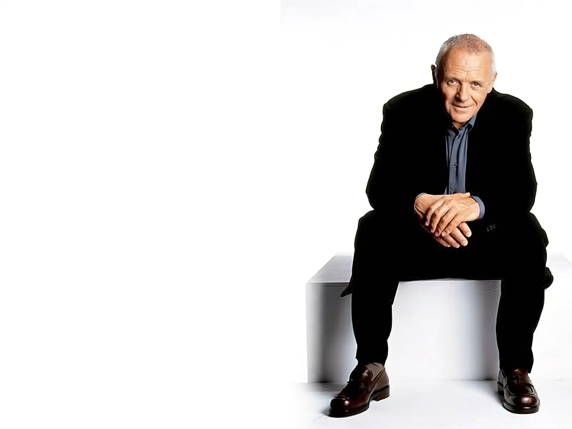 Anthony Hopkins, brÄ…zowe, buty