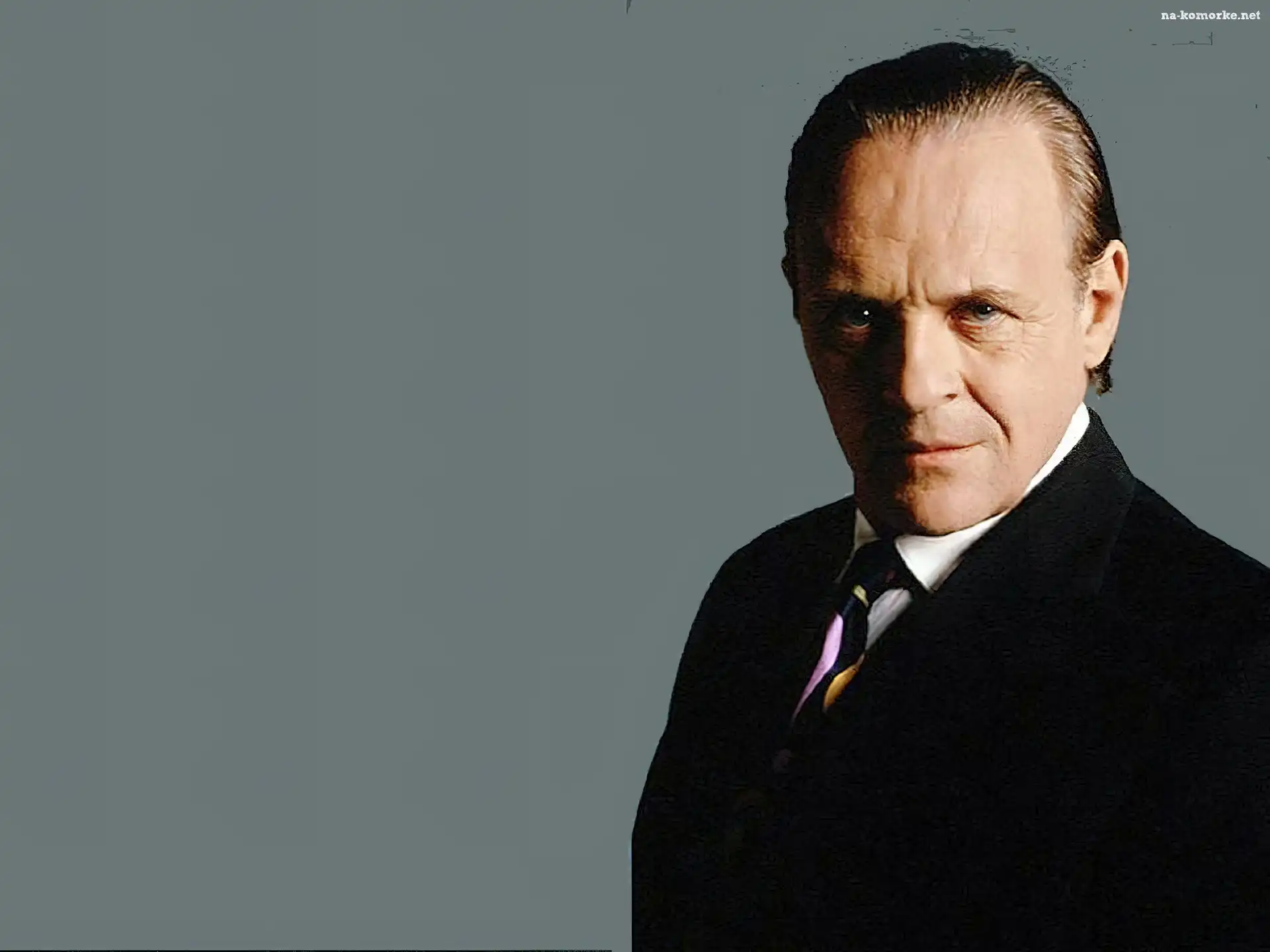 Anthony Hopkins, krawat, kolorowy