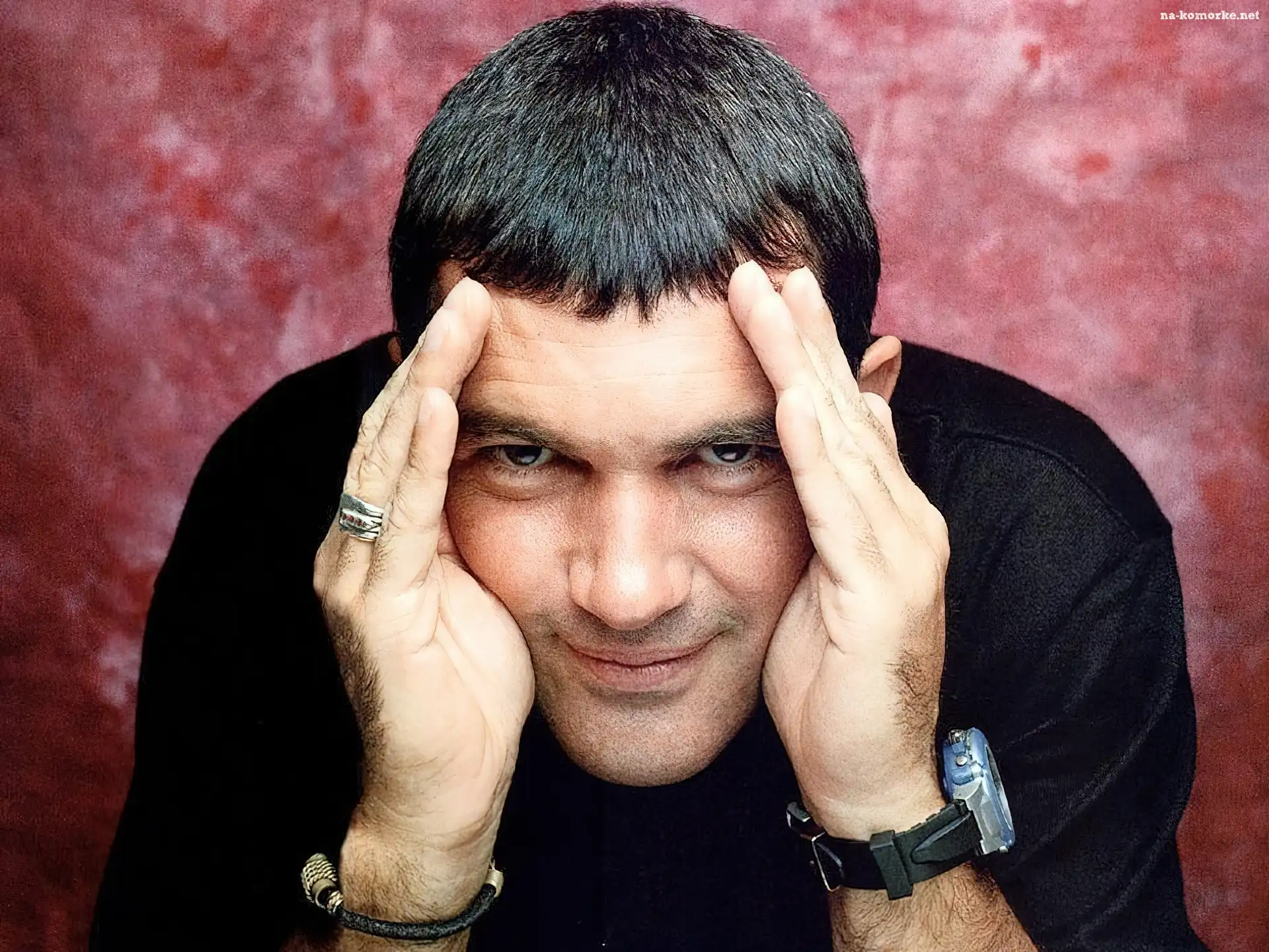 Antonio Banderas, Krótkie, Włosy
