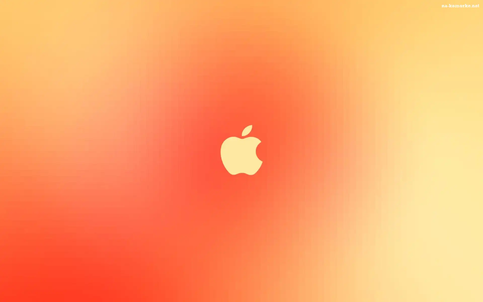 Apple, Tło, Pomarańczowo, Żółte