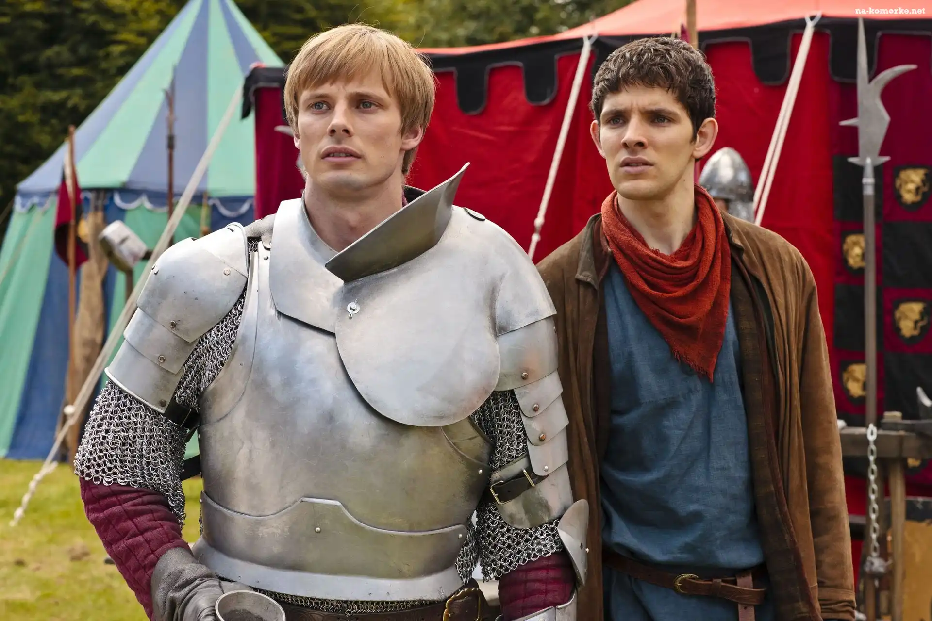 Przygody, Colin Morgan, Serial, Bradley James, Merlina, Aktorzy, Merlin, Artur
