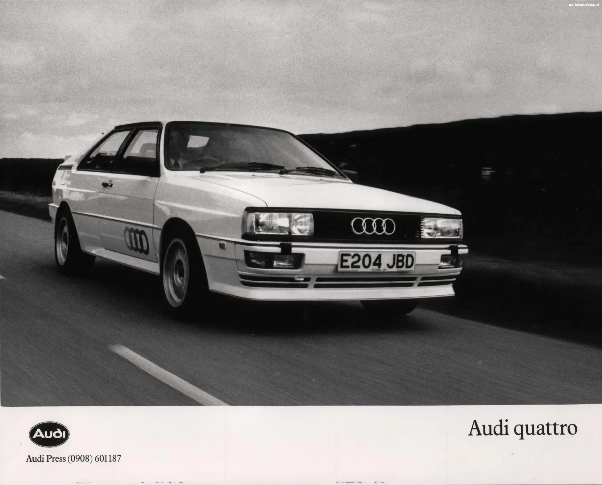 Audi Quattro, Broszura, Reklamowa
