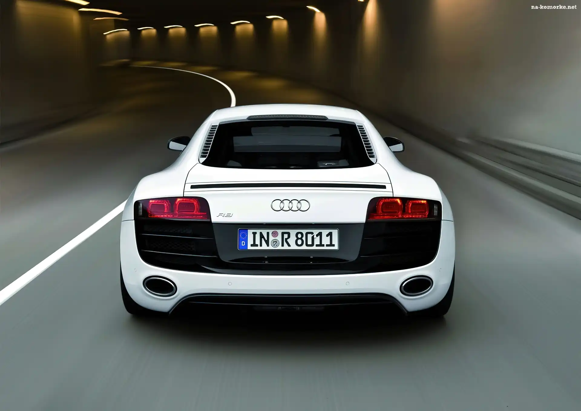 Audi R8, Parkowania, Tunel, Czujniki