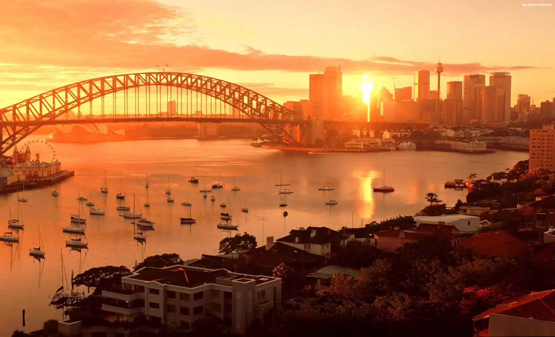 Australia, Rzeka, Miasto, Most