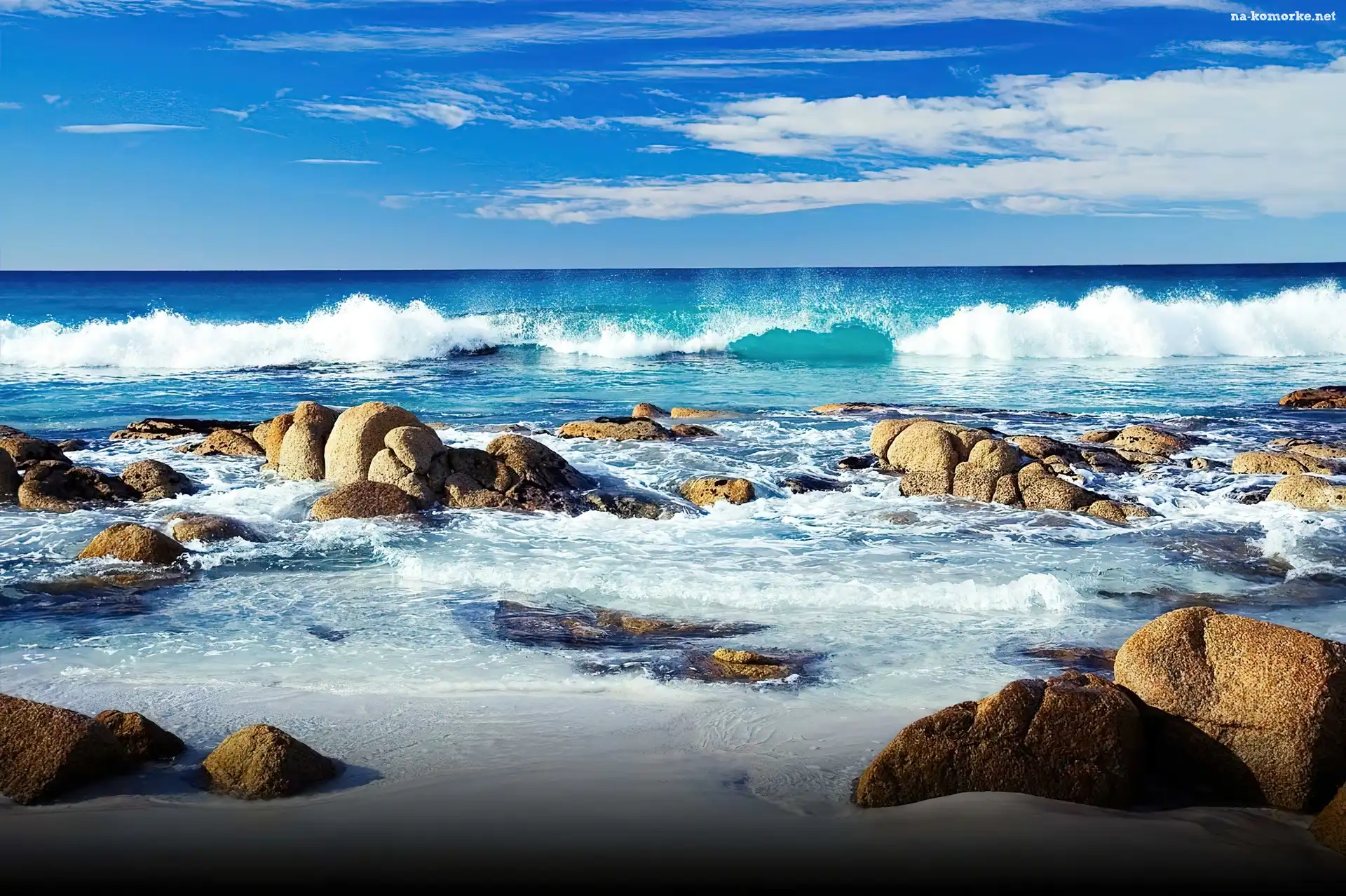 Australia, Fale, Kamienie, Ocean, Indyjski