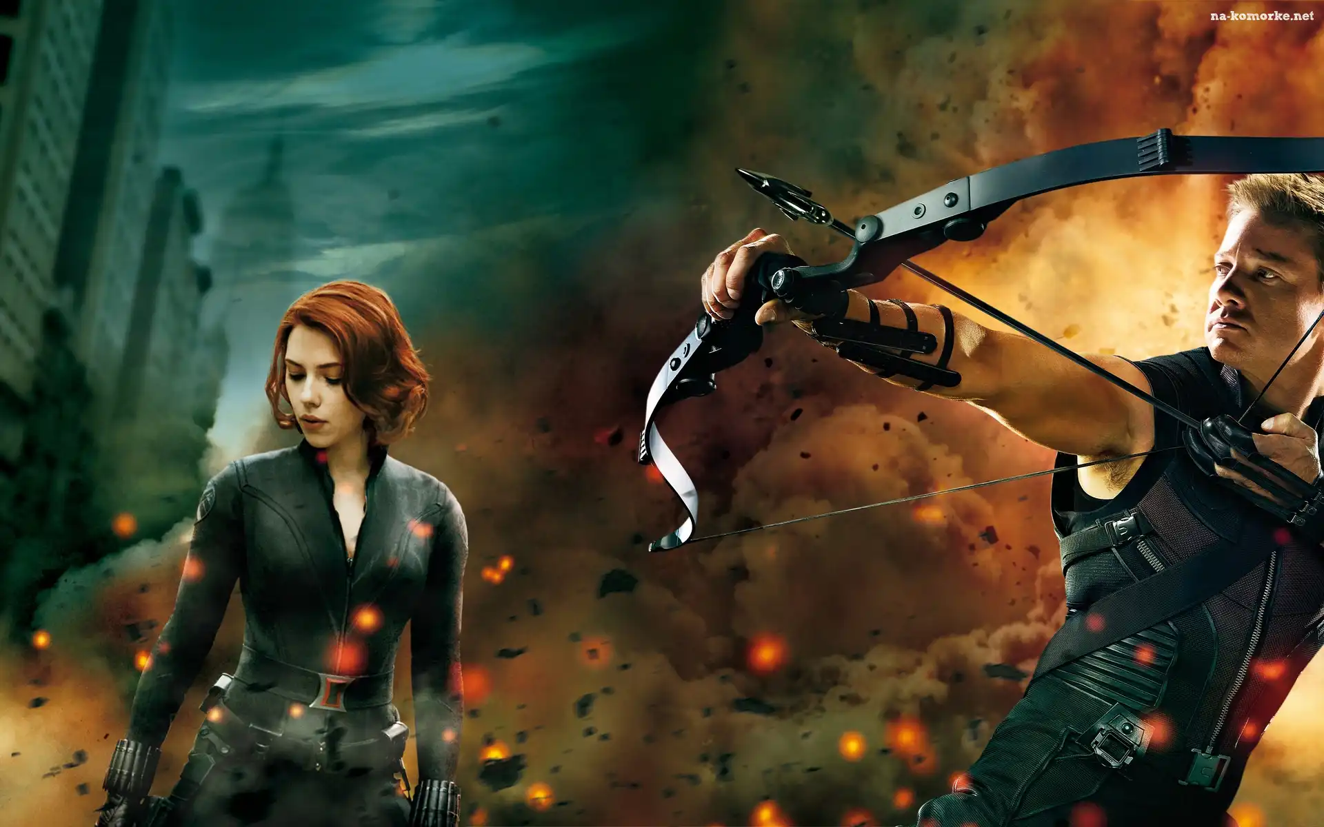 Avengers, Jeremy Renner, Bohaterowie, Scarlett Johansson