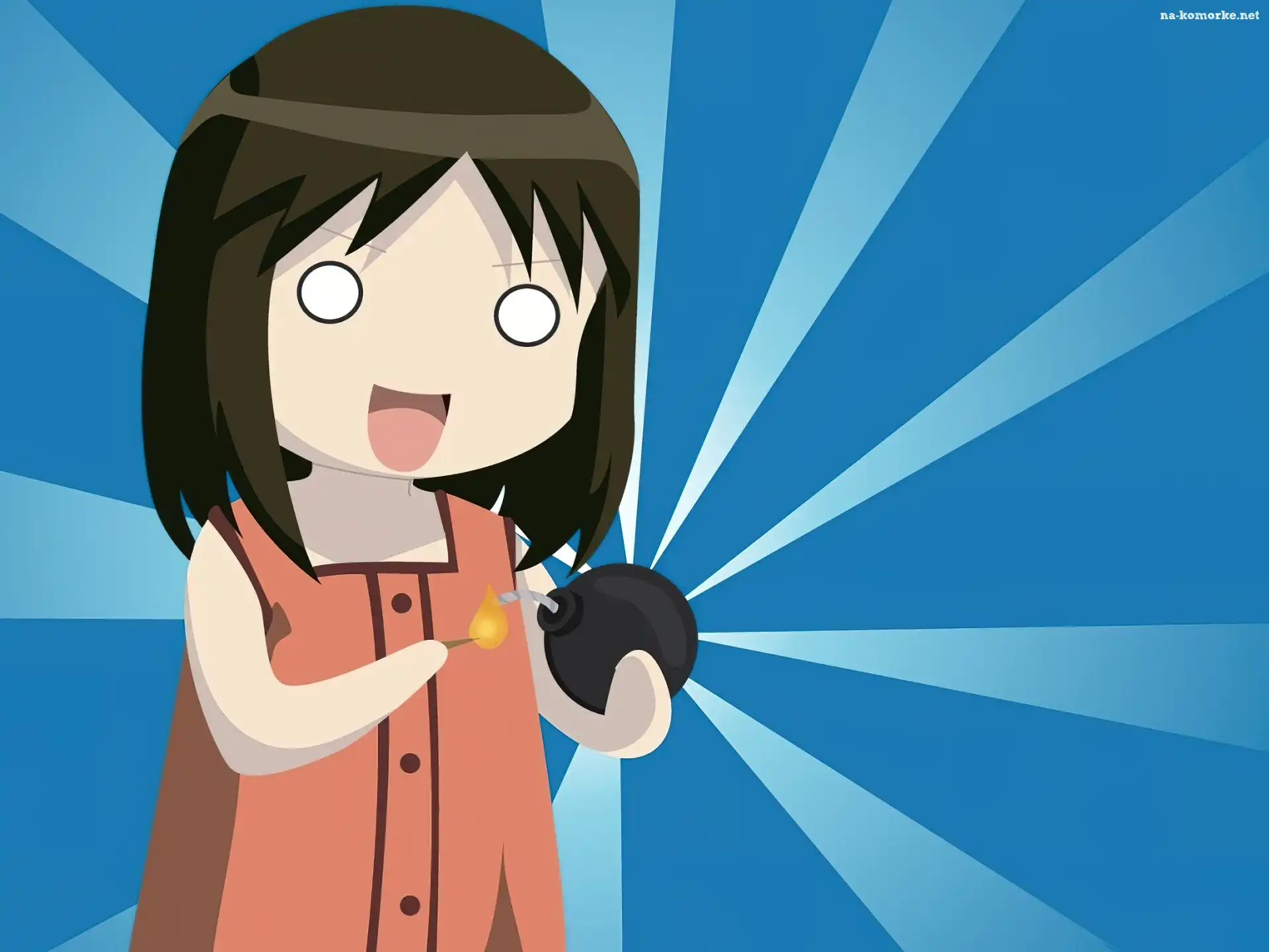 Azumanga Daioh, dziewczynka, bomba