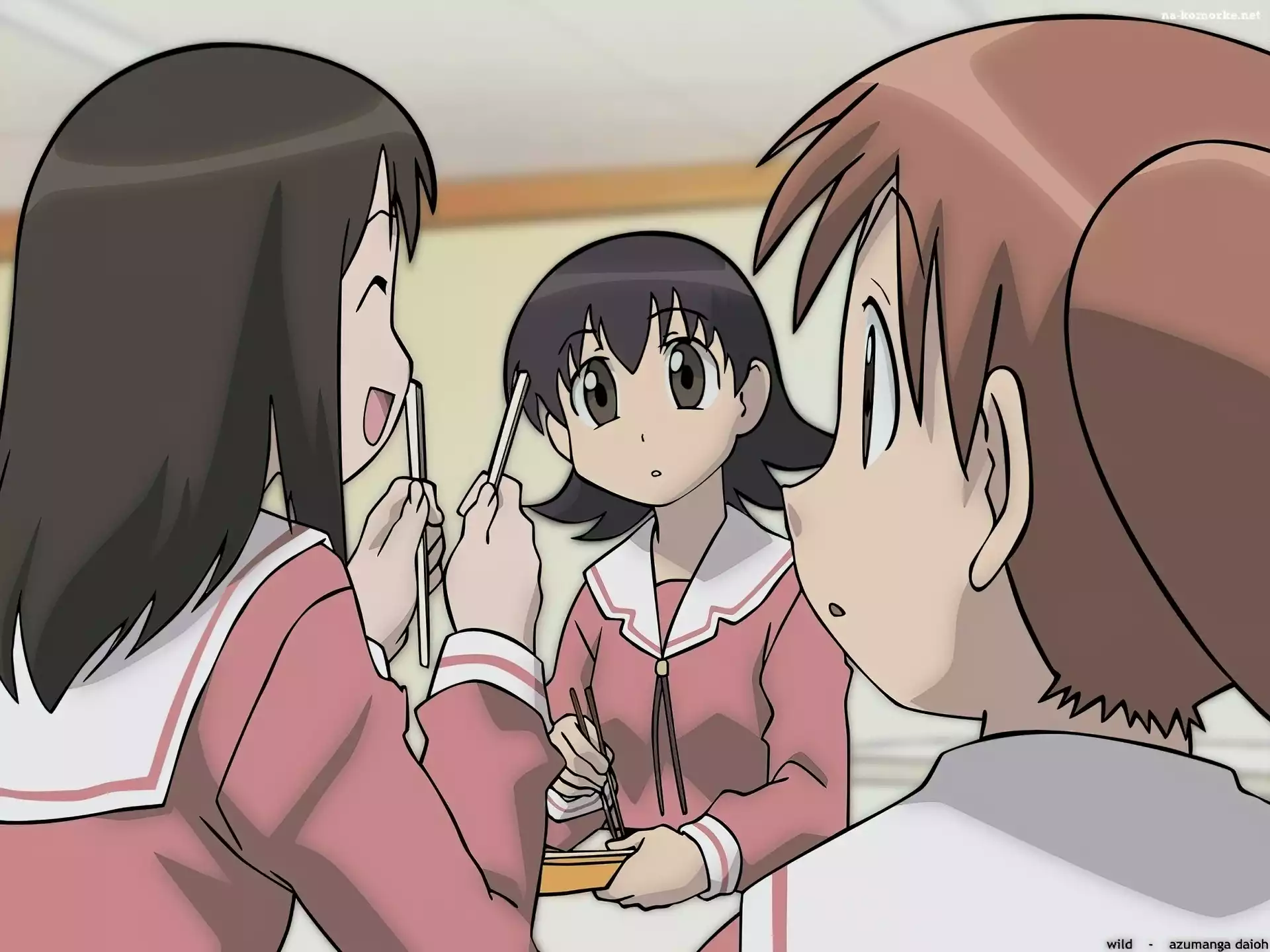 Azumanga Daioh, mundurki, ludzie, ucznie