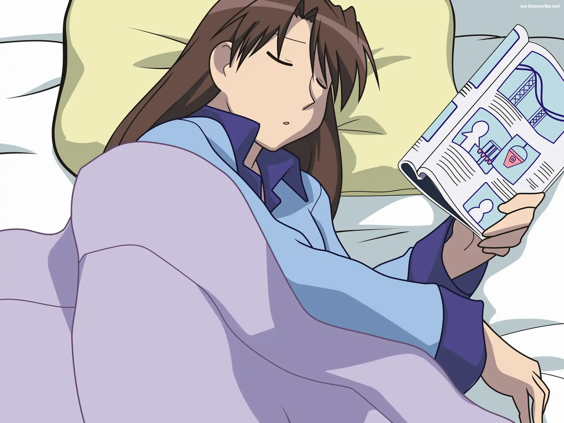 Azumanga Daioh, gazeta, sen, dziewczyna