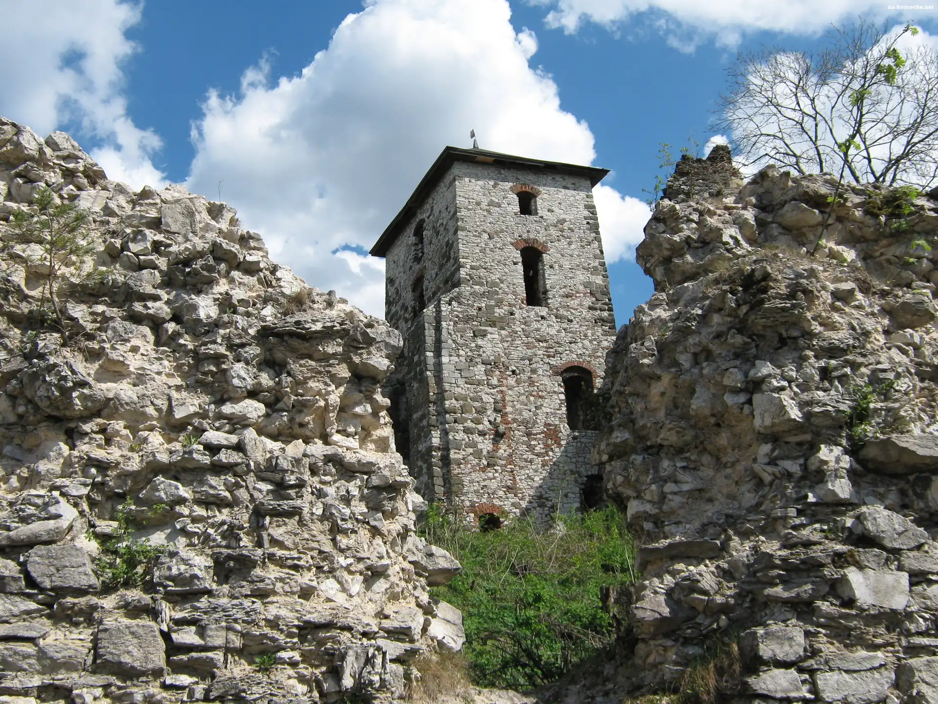 Baszta, Zamek, Mur, Ruiny