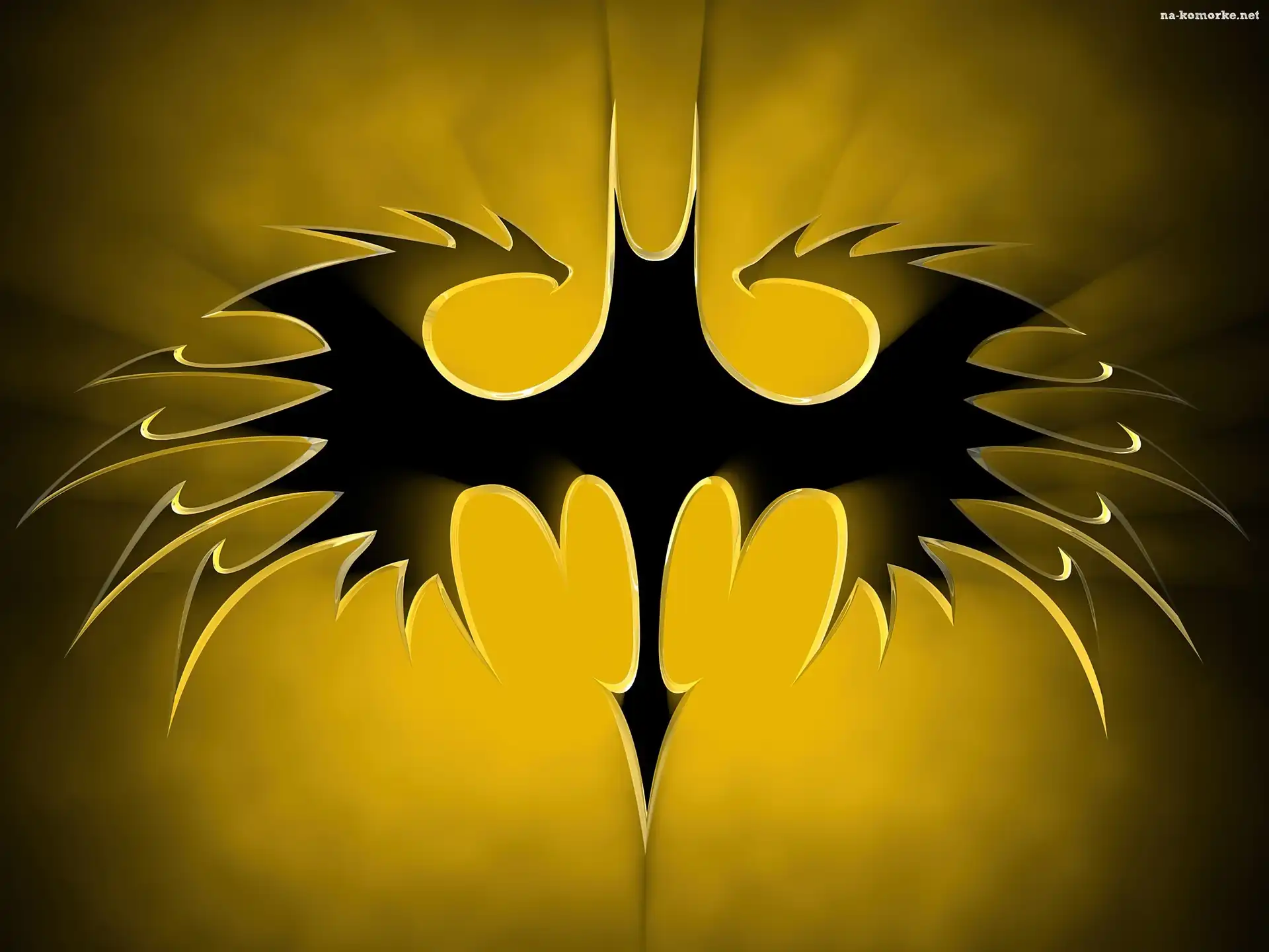 Batman, Tło, Symbol, Żółte