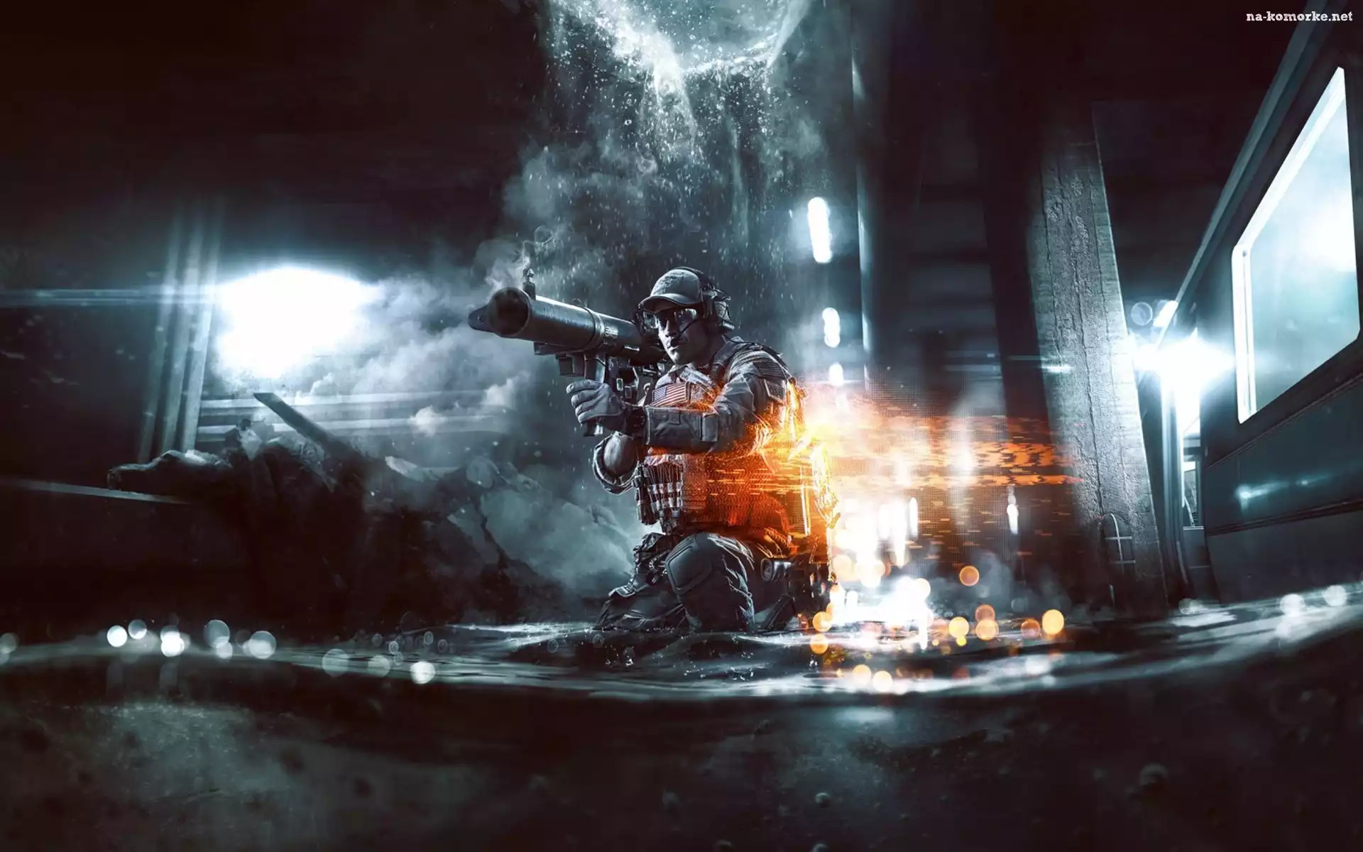 Battlefield 4, Ogień, Żołnierz, Broń