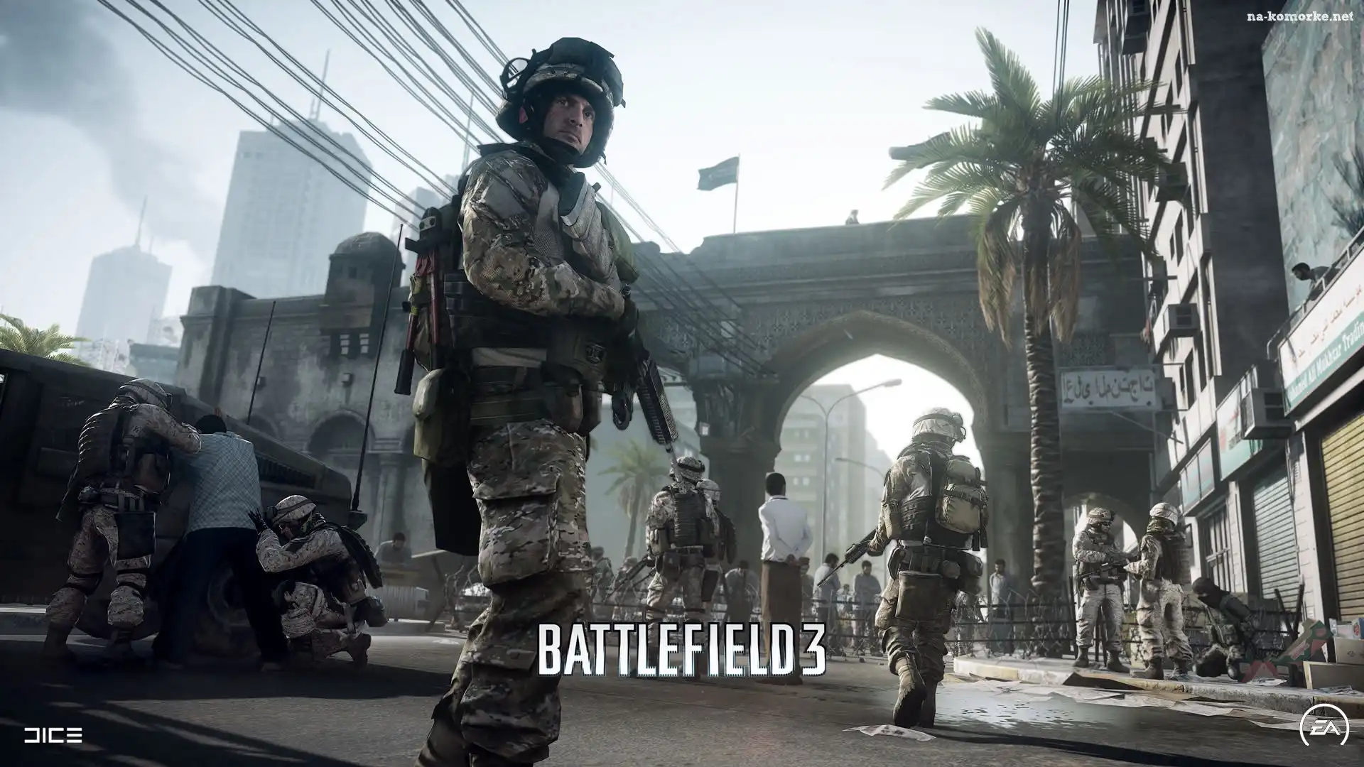 Battlefield 3, Ulica, Żołnierze, Broń