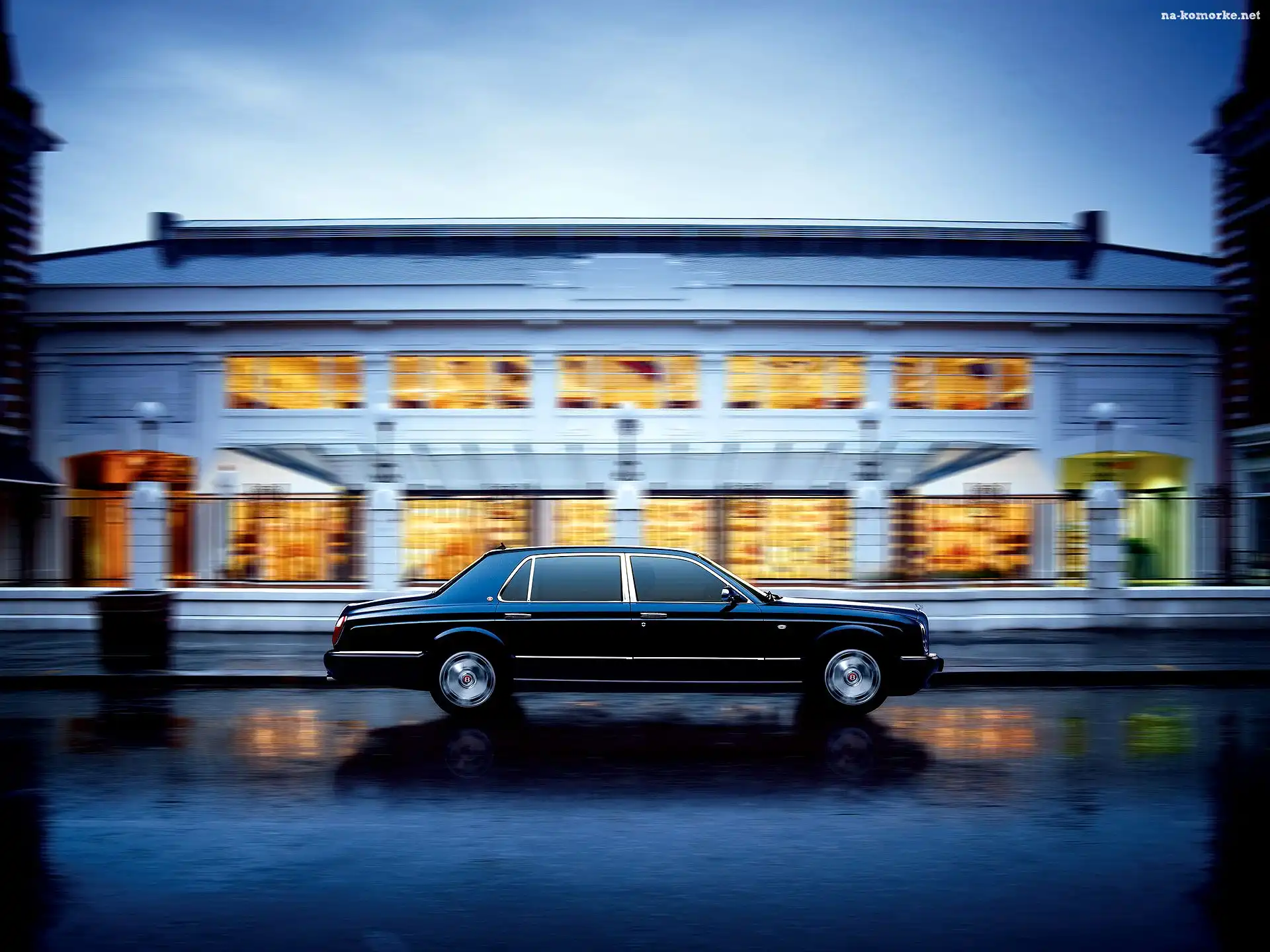 Bentley Arnage, Ciemne, Szyby