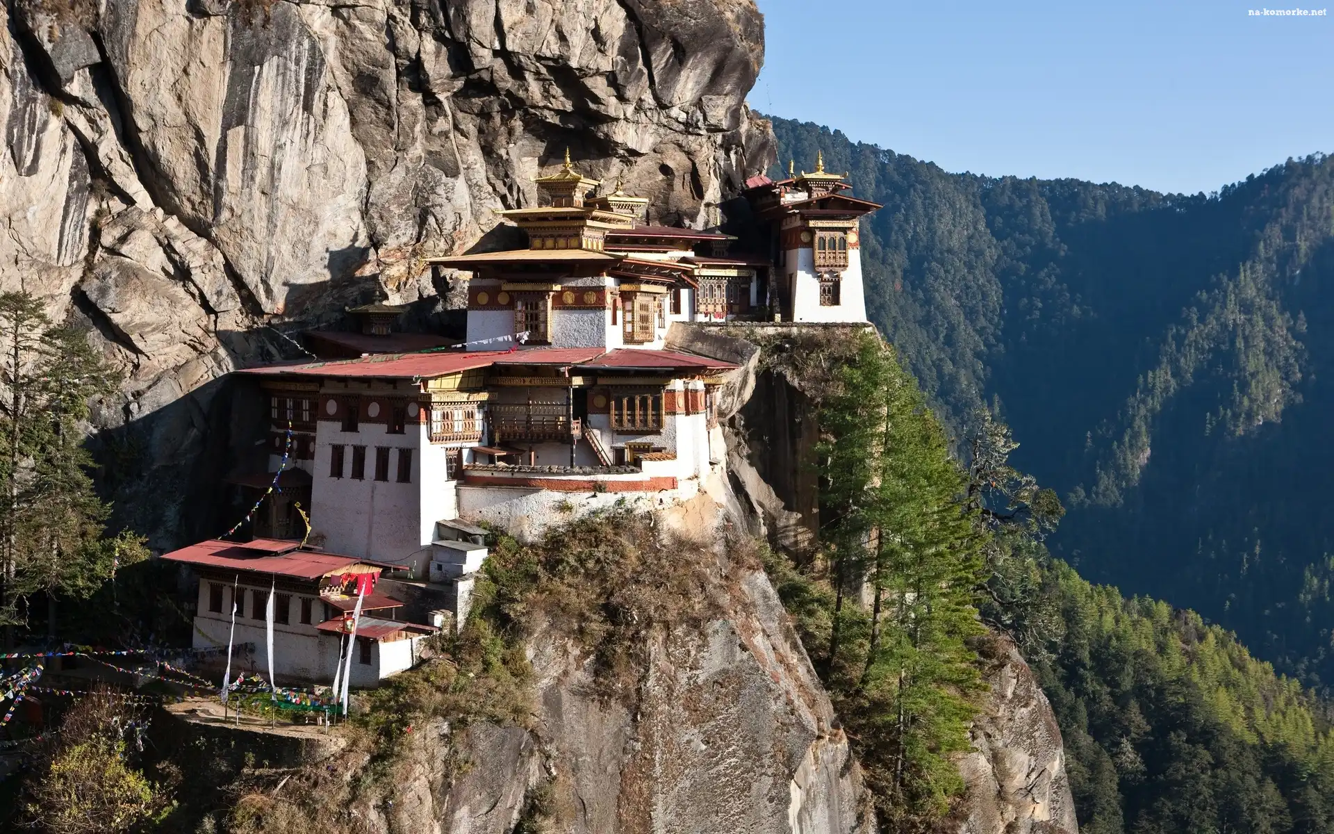 Bhutan, Świątynia, Himalaje, Buddyjska