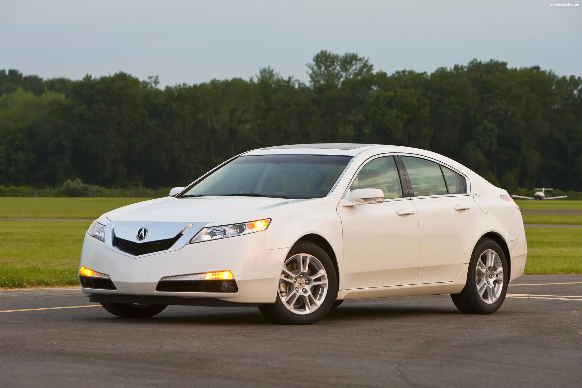 Biała, Samolot, Acura TL, Lotnisko