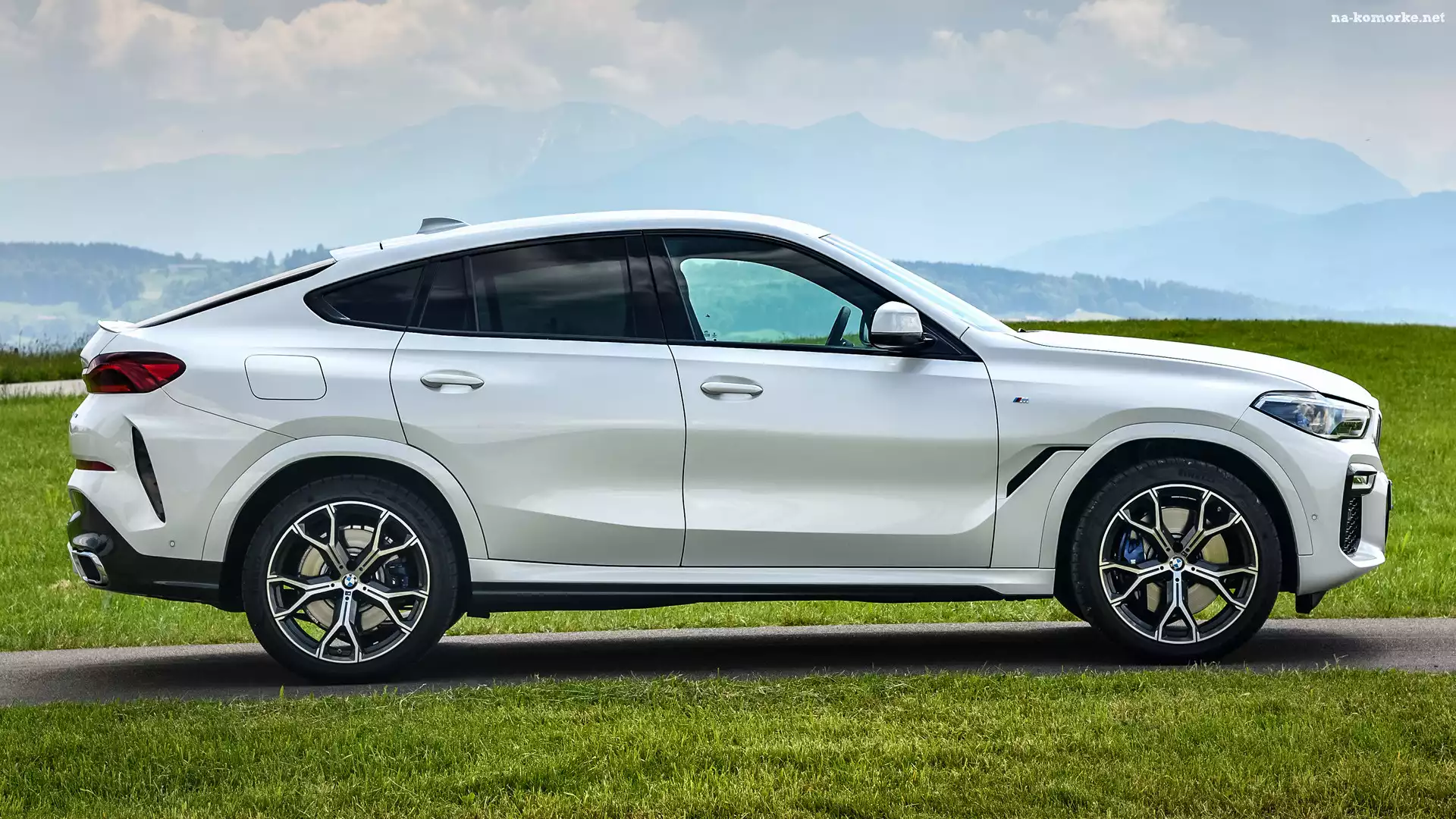 M Sport, Bok, Białe, BMW X6