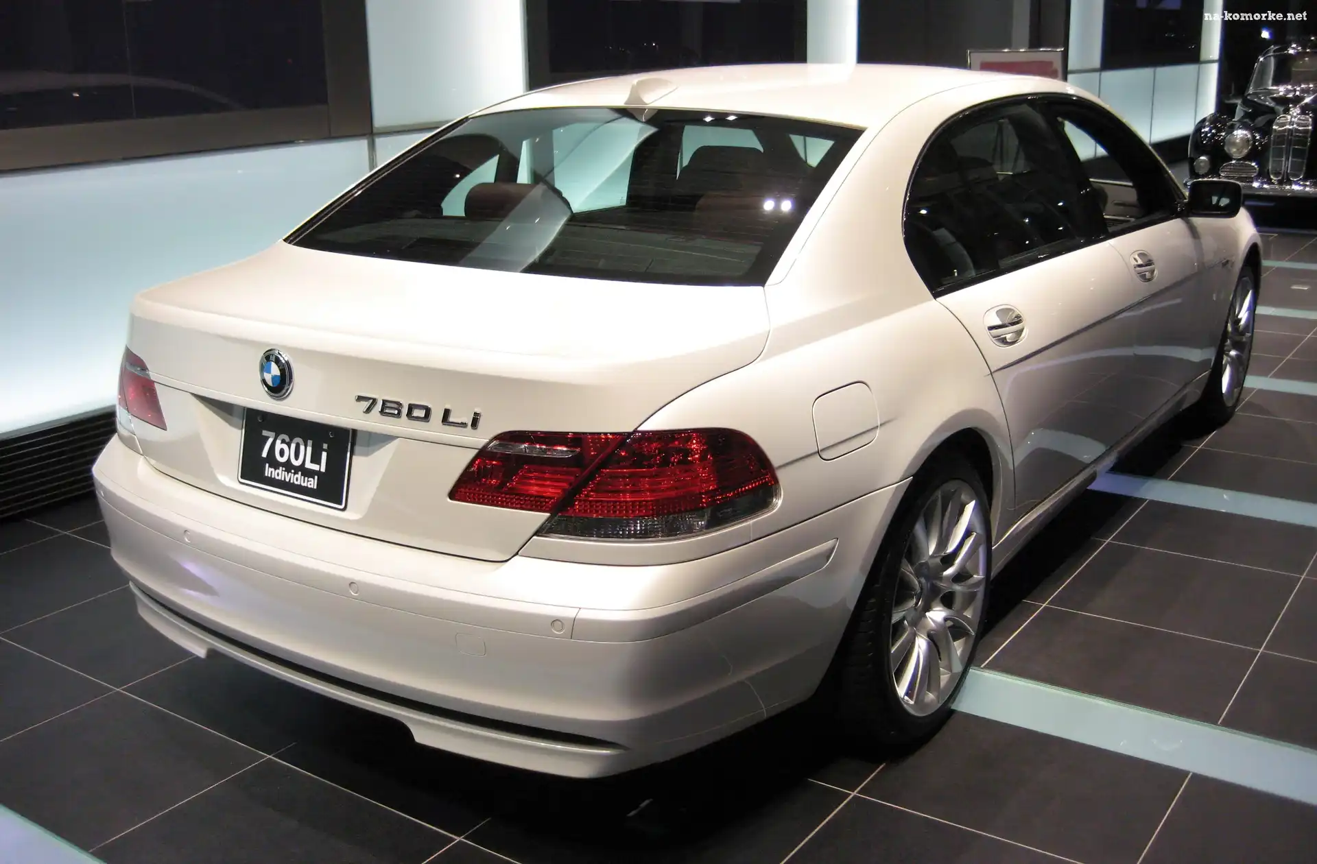 Biały, Kafelki, Bmw Seria 7, E66