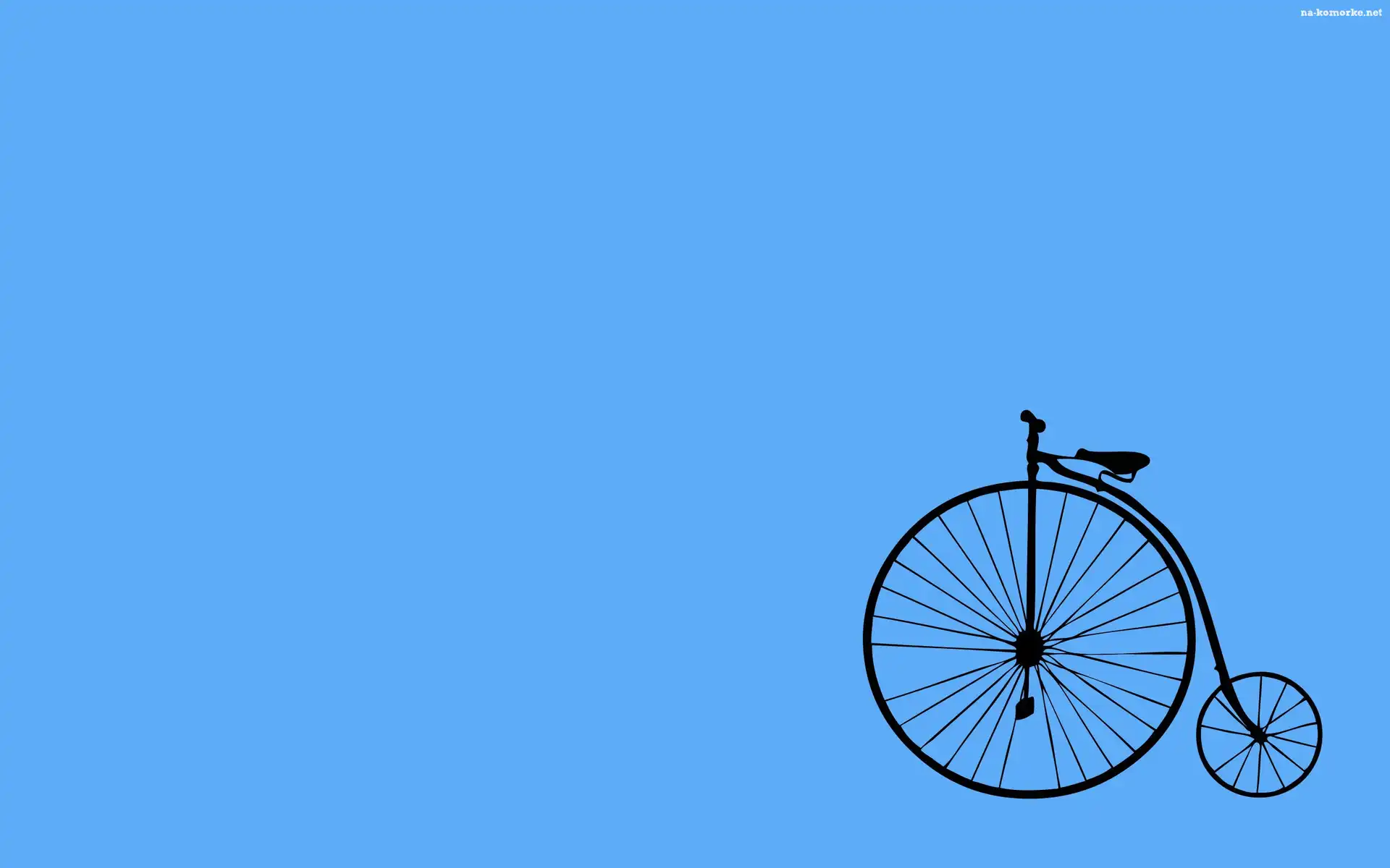 Bicykl, Koło, Duże, Przednie