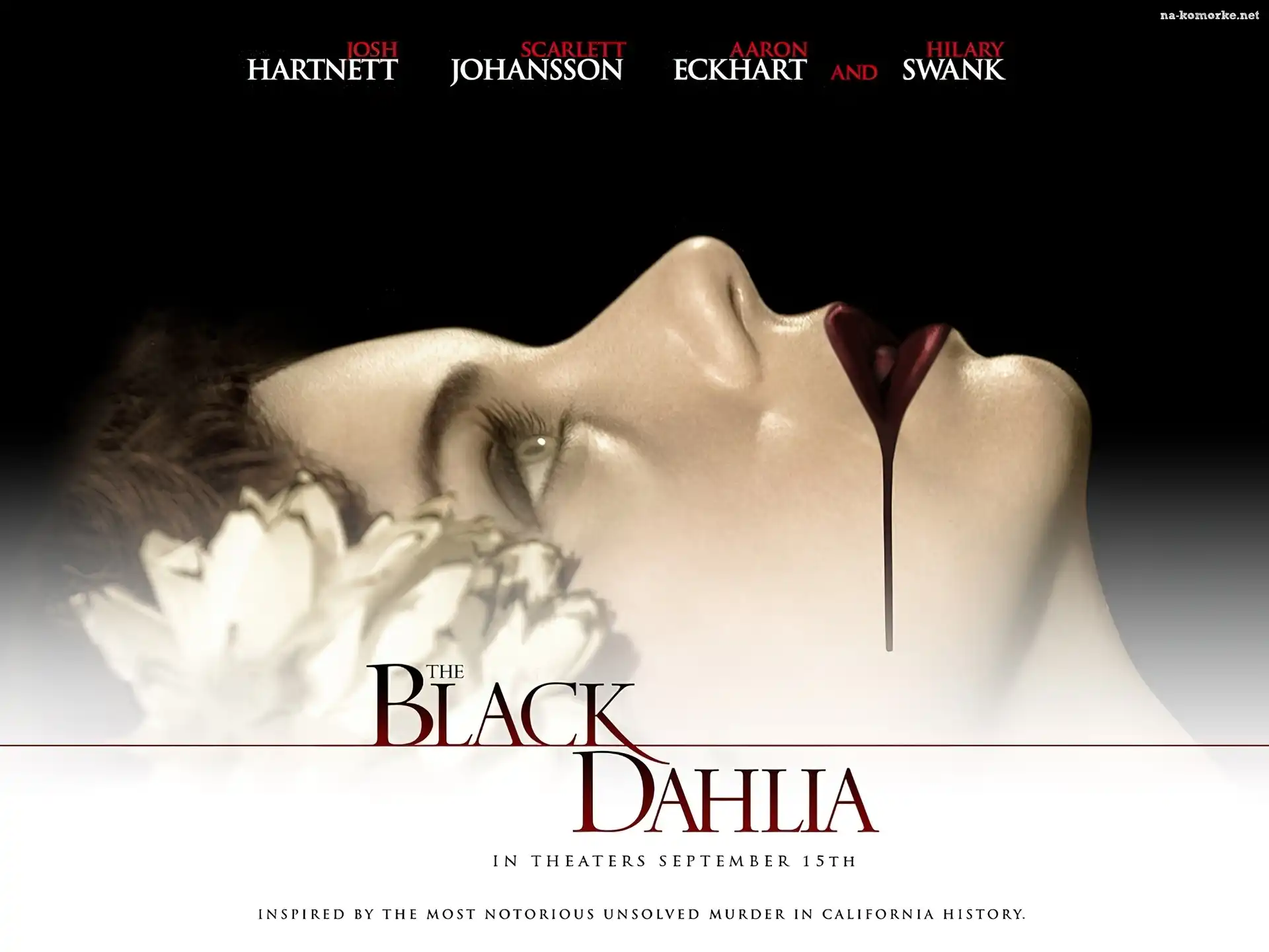 kobiety, szminka, Black Dahlia, twarz