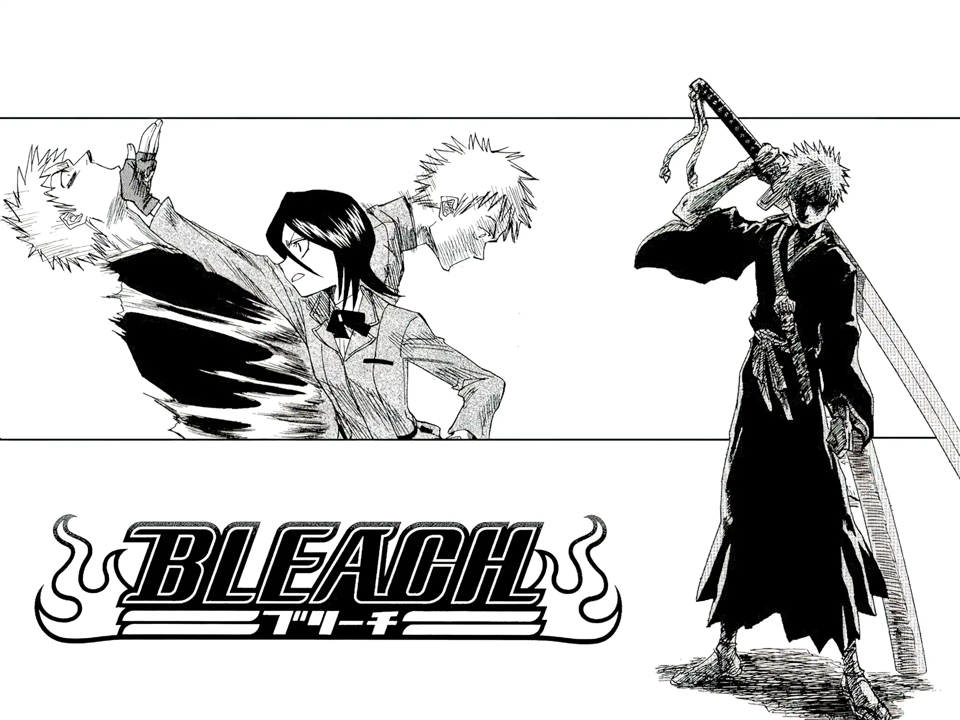 Bleach, napis, postacie, miecz