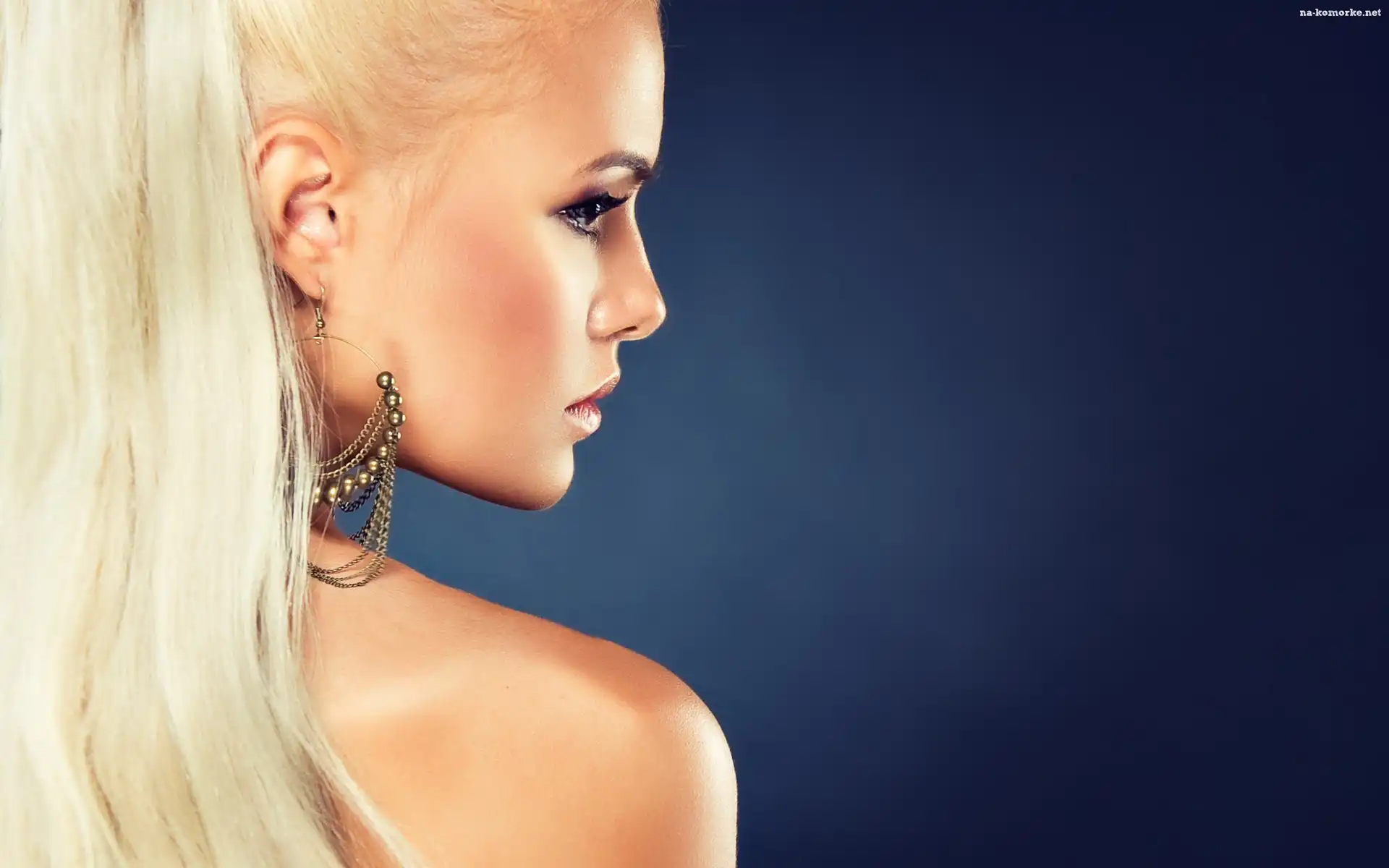 Kobieta, Blondynka, Profil