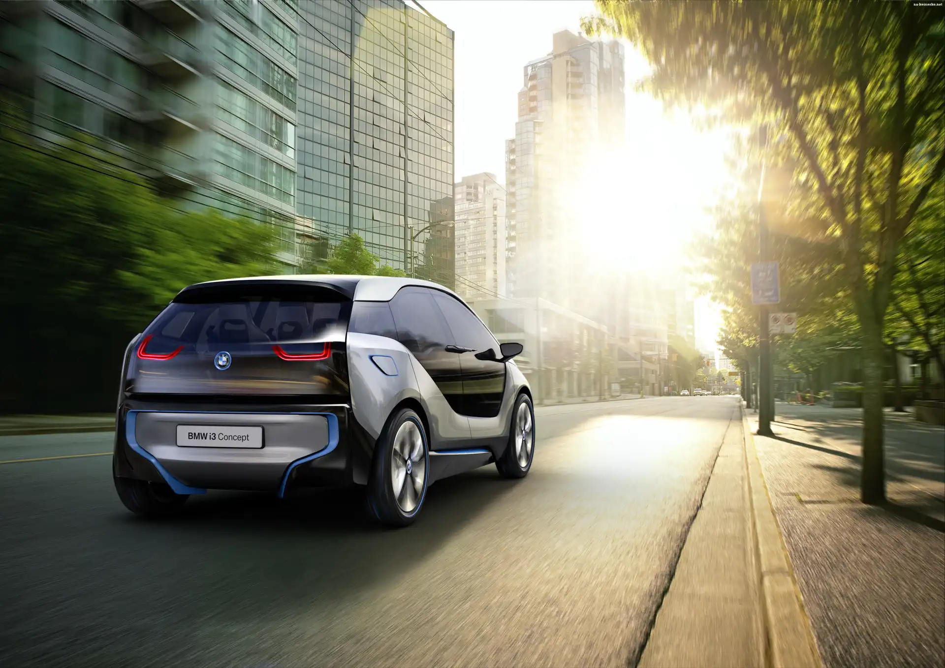 BMW i3, Światła, Concept, Neonowe