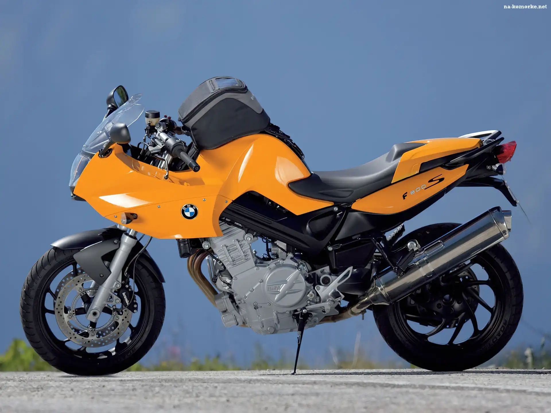BMW F800S, Bak, Torba, Na