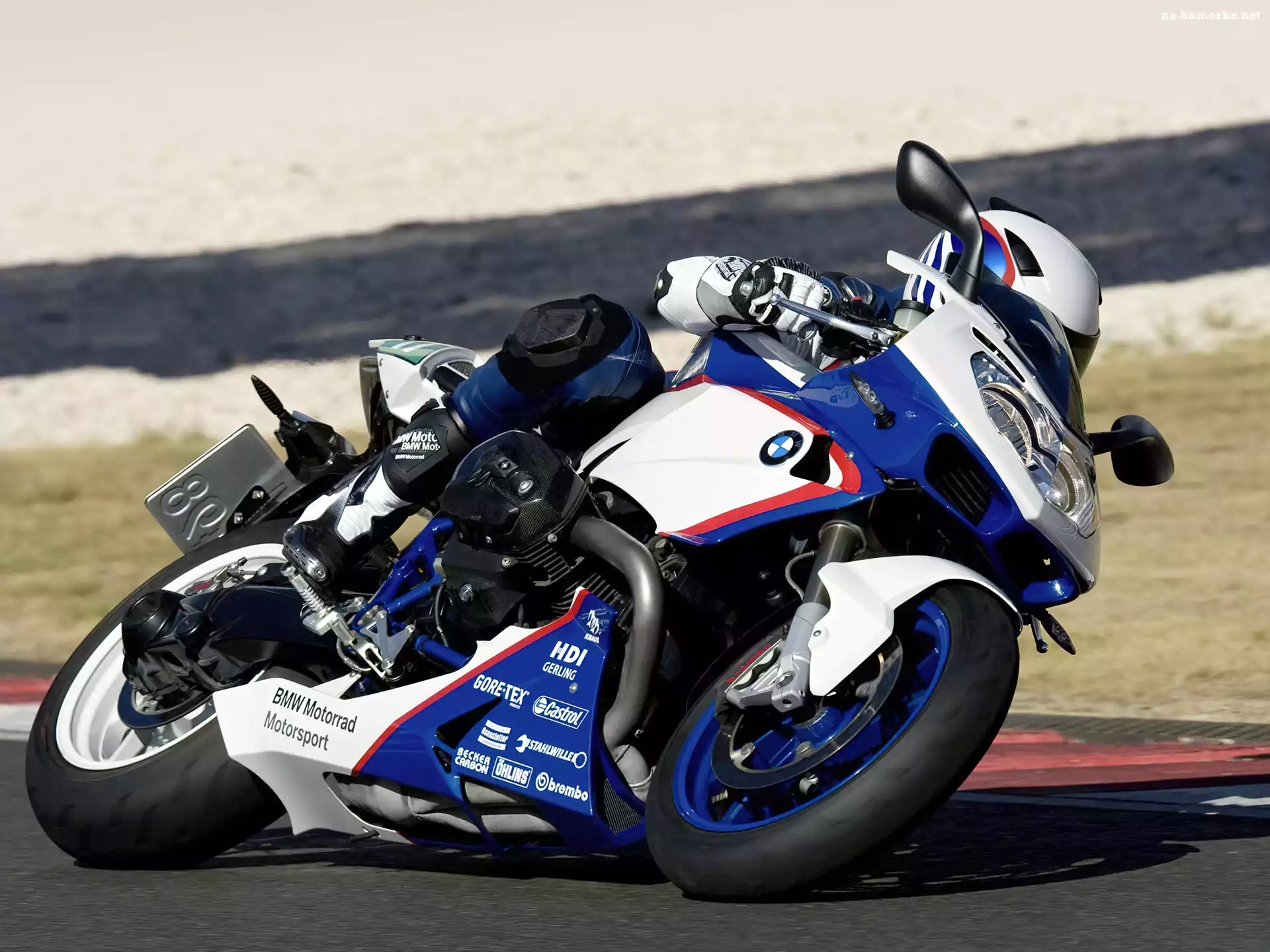 BMW HP2 Sport, Boxer, Zakręt, Silnik