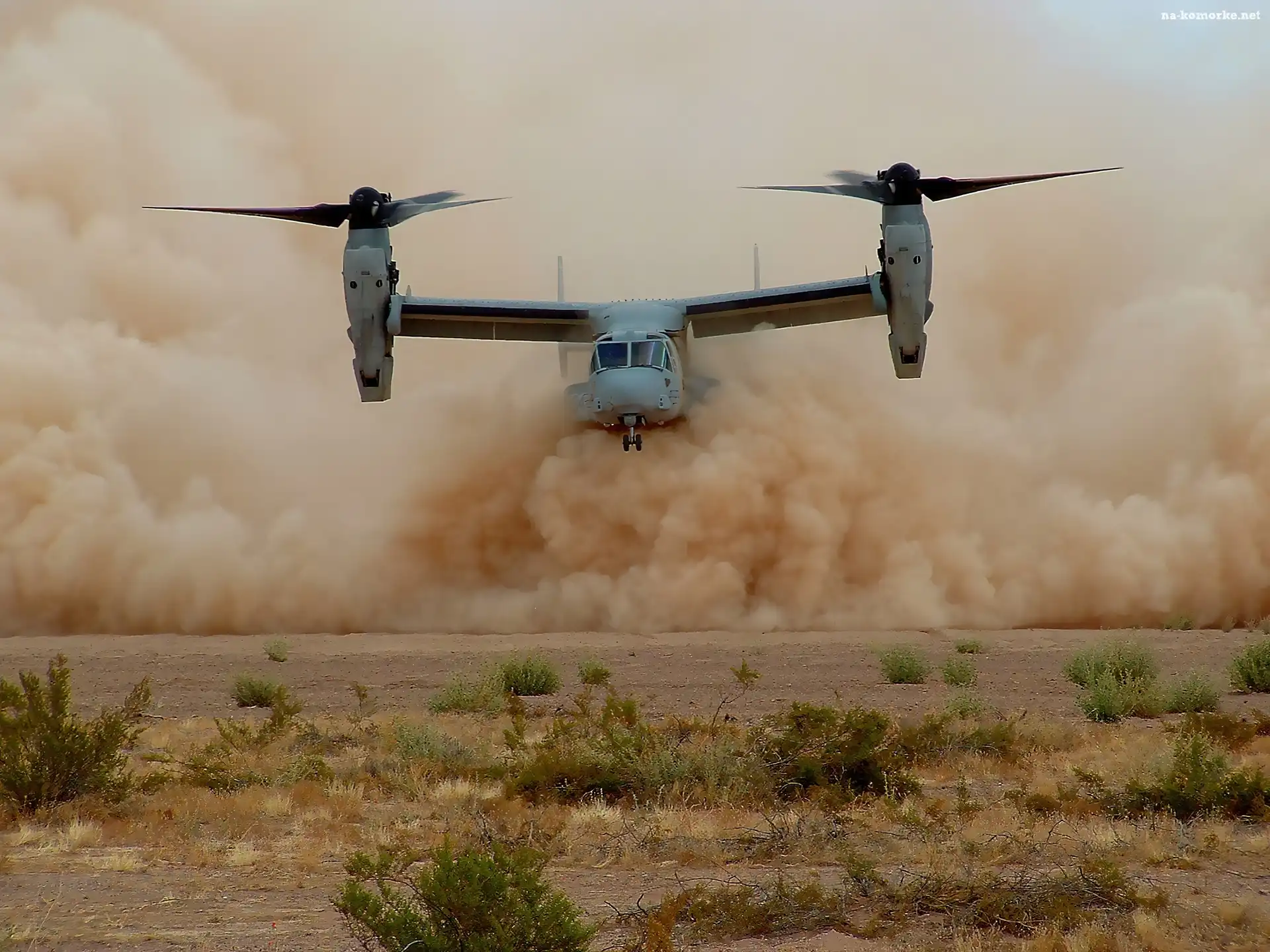 Boeing V22, Piasek, Pustynia