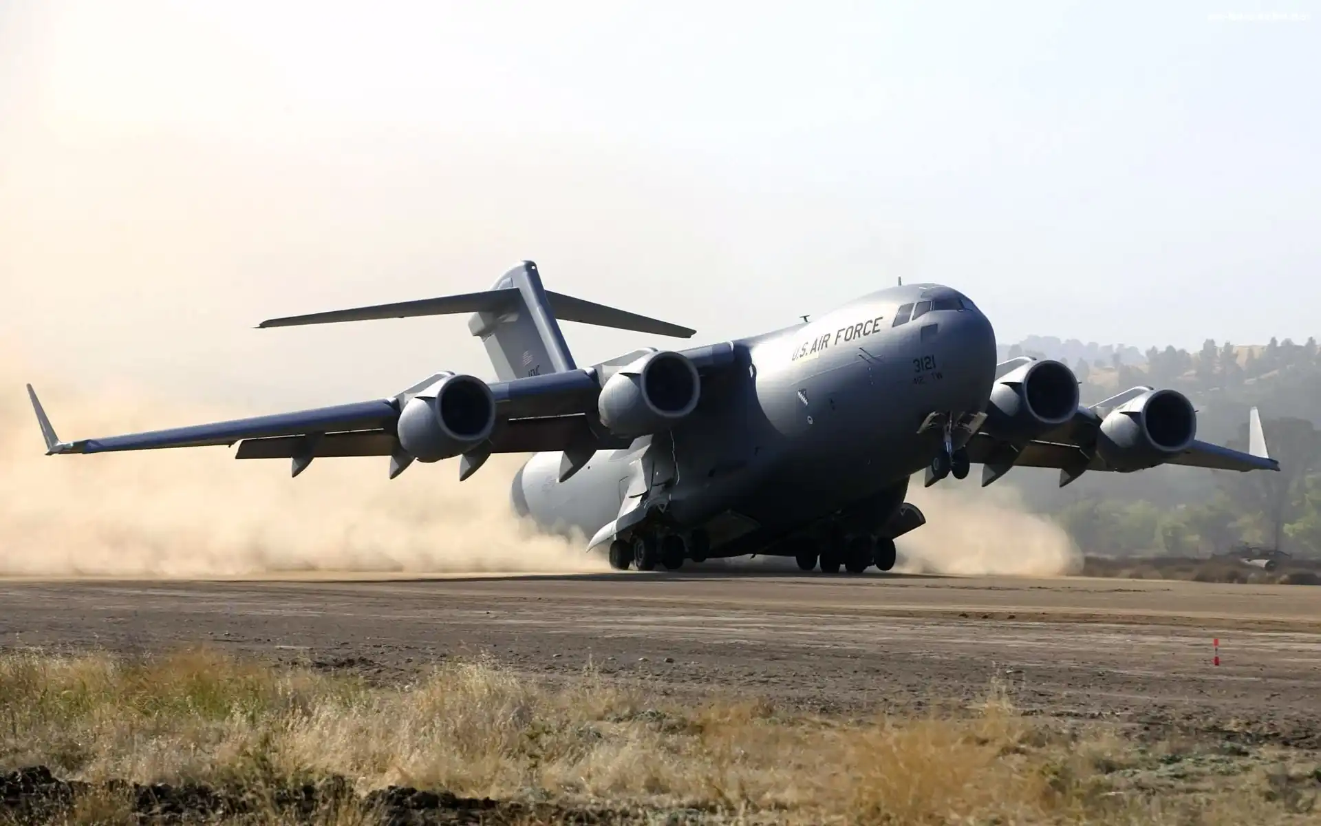 LÄ…dowanie, Boeing C-17 Globemaster III, Kurz, Transportowiec