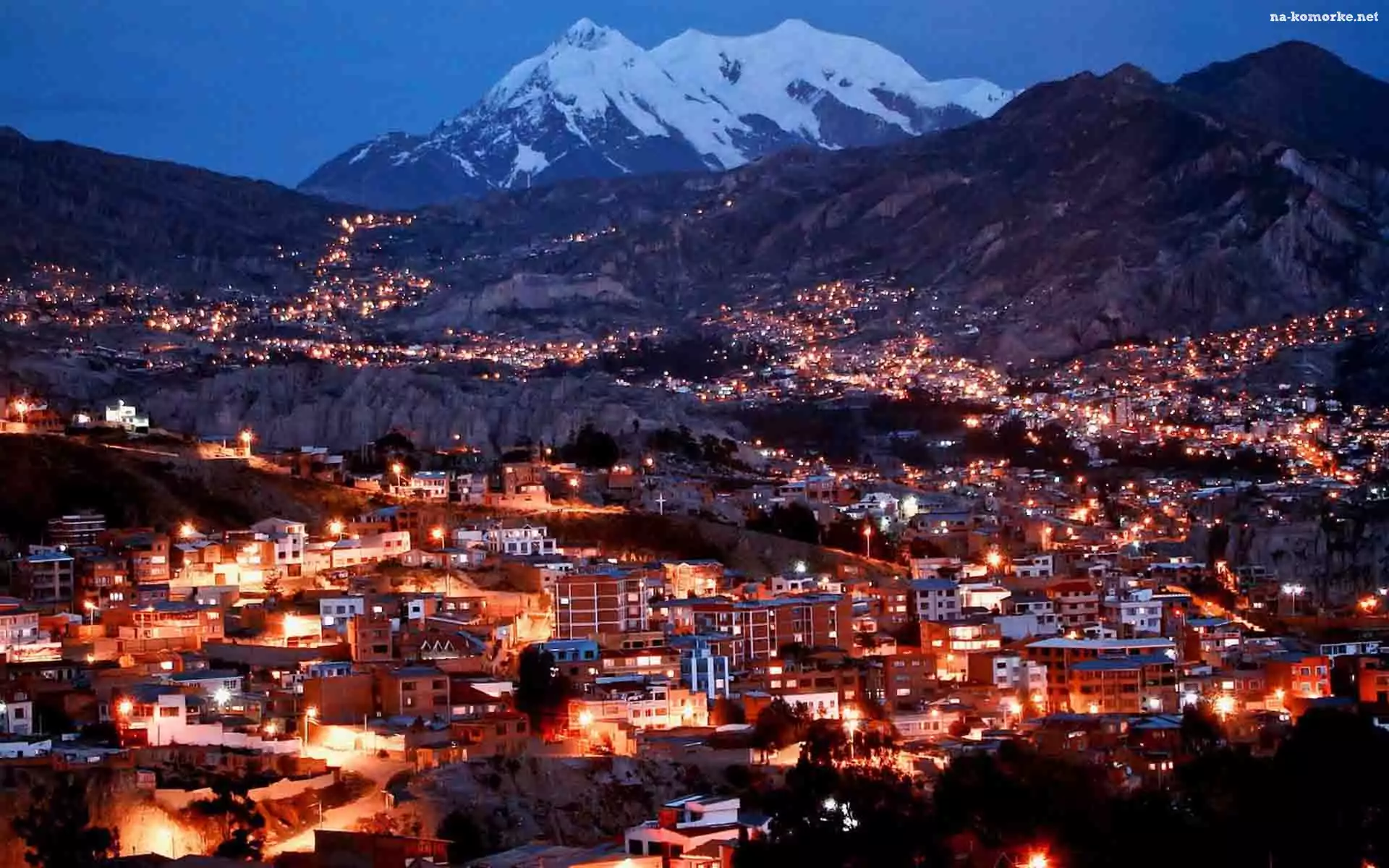 Boliwia, Góry, La Paz, Miasto