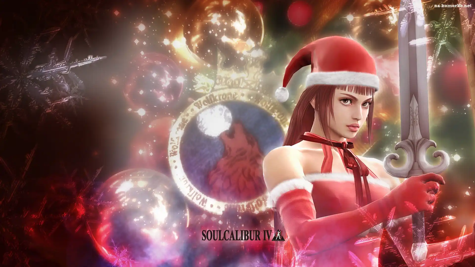 Święta, Kobieta, Soul Calibur IV, Miecz, Hilde, Bombki