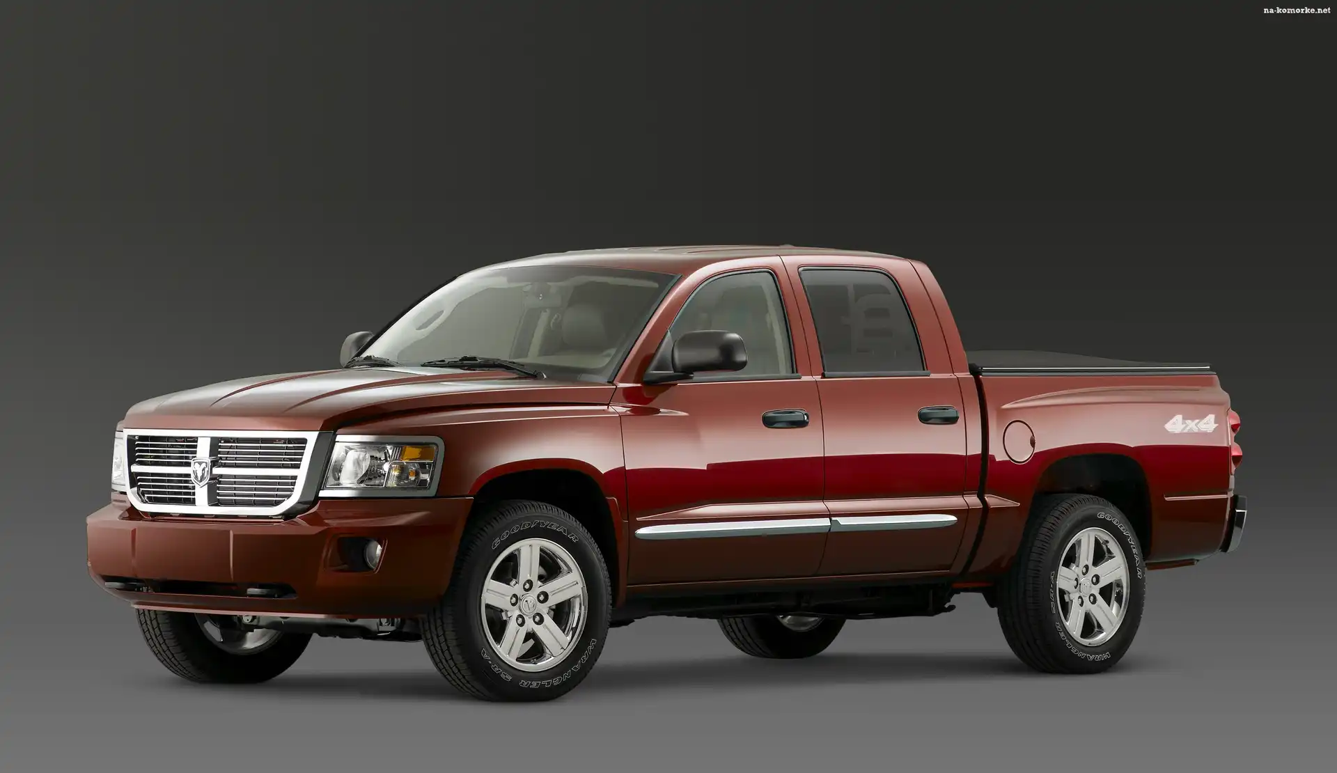 Bordowy, Terenowy, Dodge Dakota