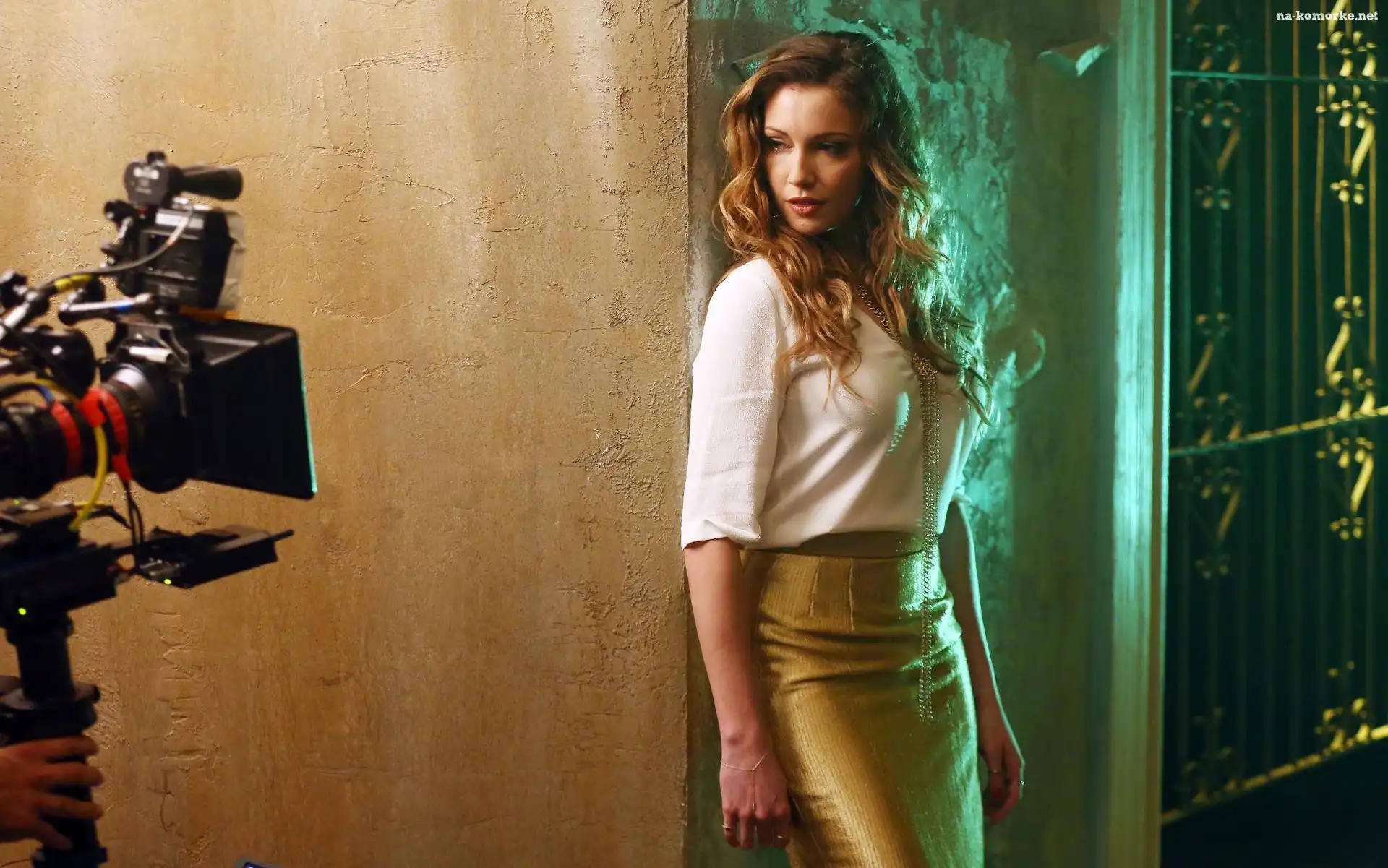 Brama, Kobieta, Katie Cassidy, Aktorka, Kamera