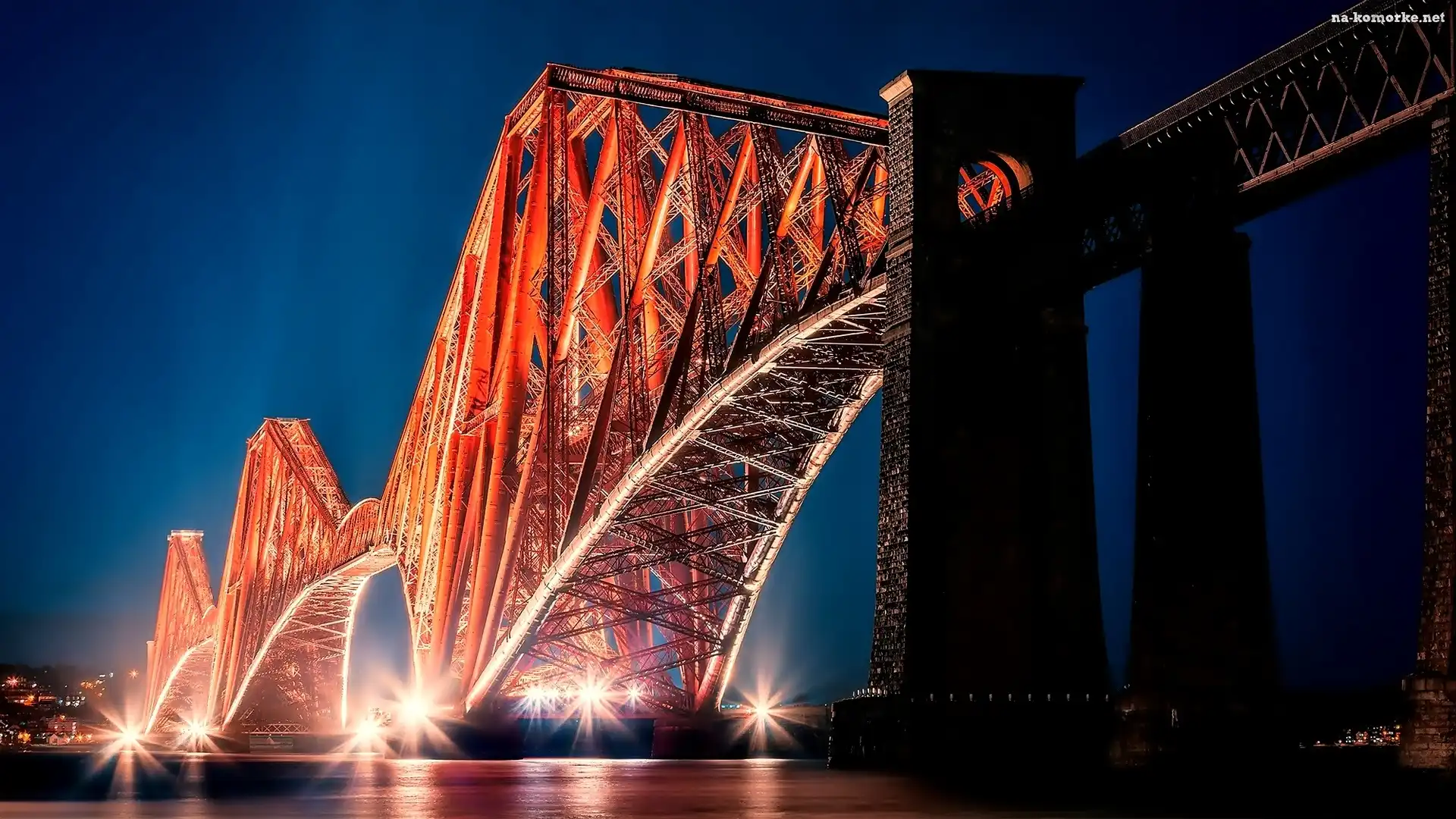 Europa, Zatoka, Firth of Forth, Szkocja, Edynburg, Most, Forth Bridge