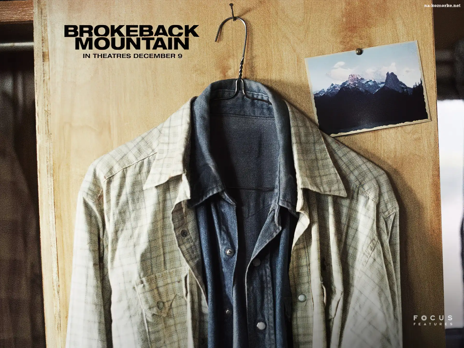 Brokeback Mountain, koszule, wieszak