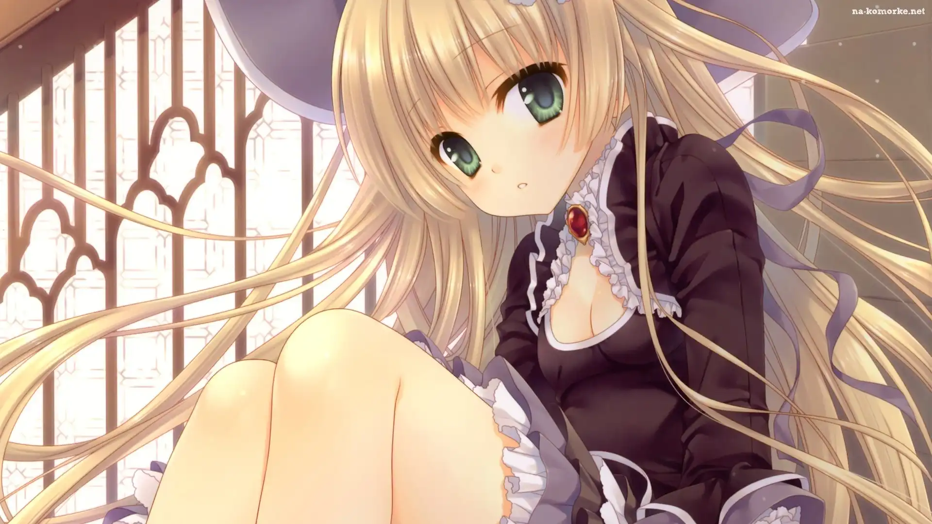 Postać, Wstążka, Manga Anime, Barierka, Gosick, Blondynka, Kapelusz, Broszka