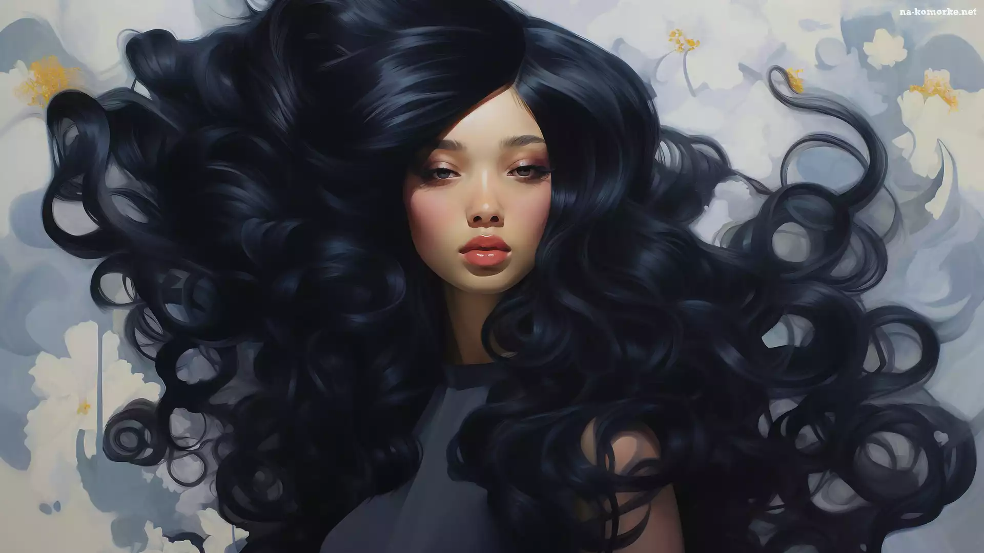 Kobieta, Grafika 2D, Brunetka