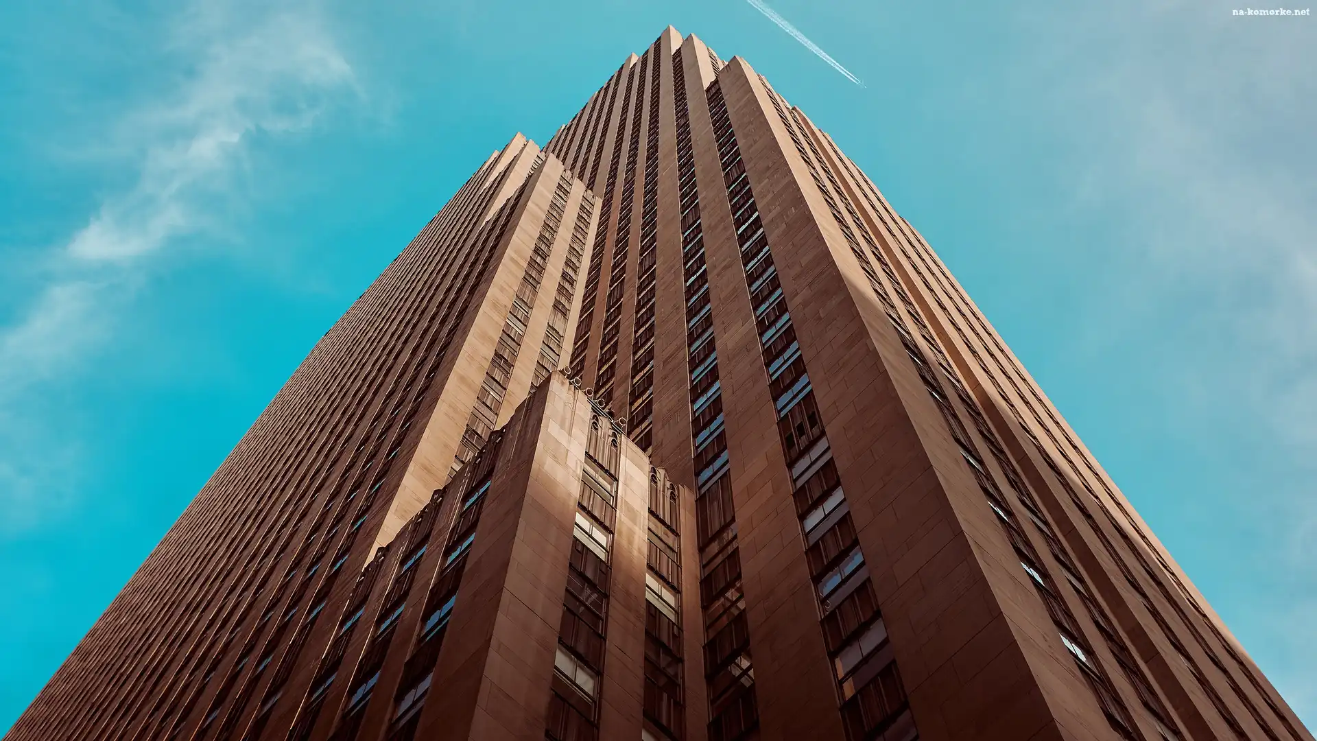 Rockefeller Center, Nowy Jork, Stany Zjednoczone, Wieżowiec, Manhattan, Budynek