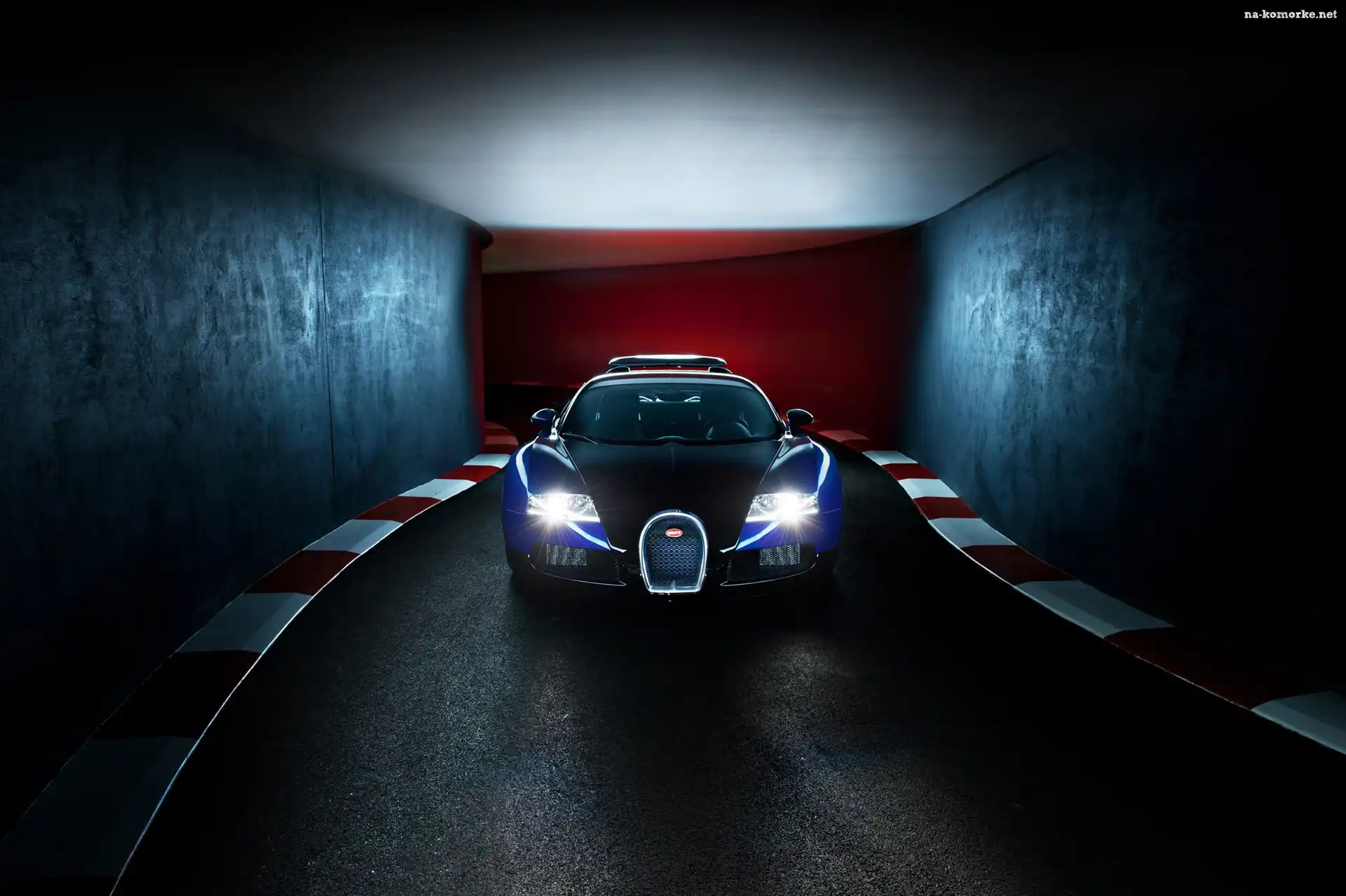 Bugatti, Tunel, Veyron, Światła