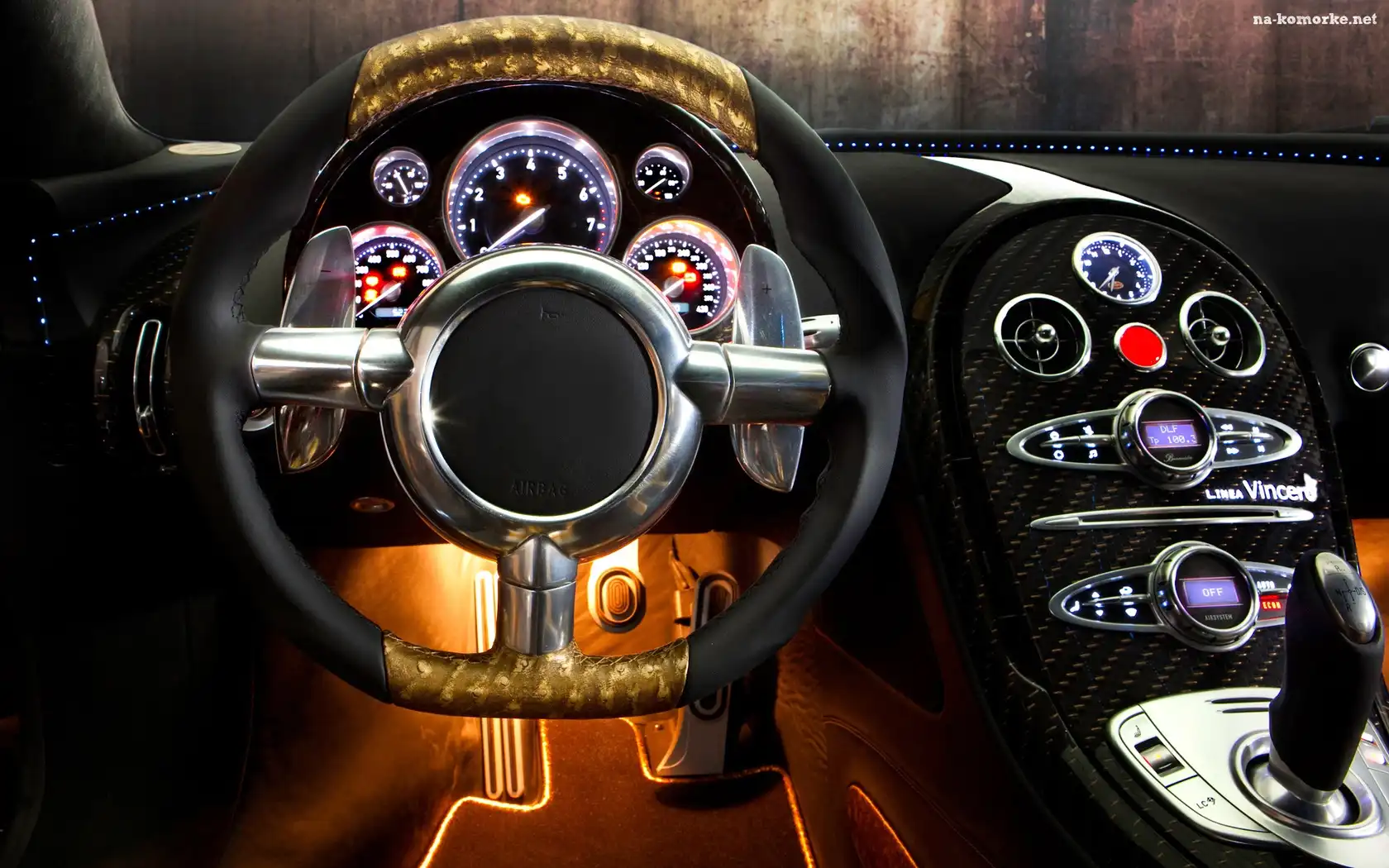 Wnętrze, Bugatti, Veyron