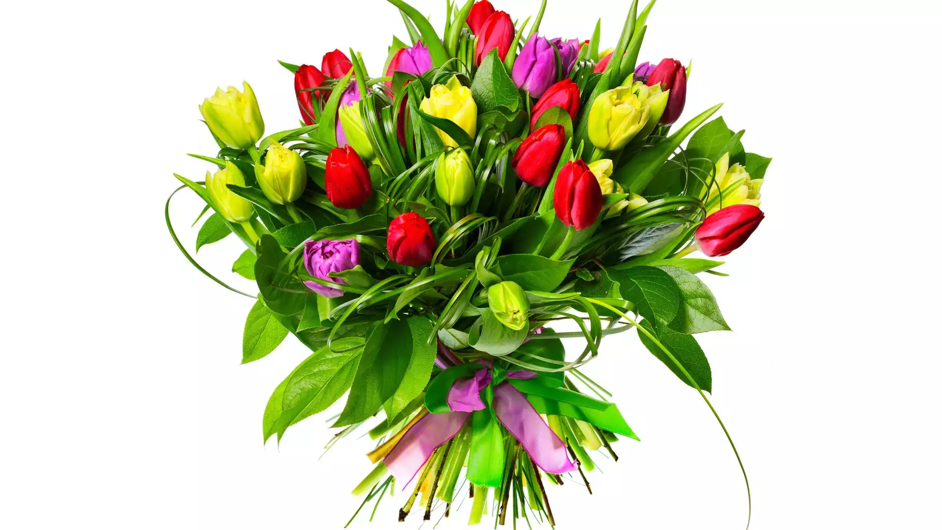 Kwiaty, Bukiet, Tulipany