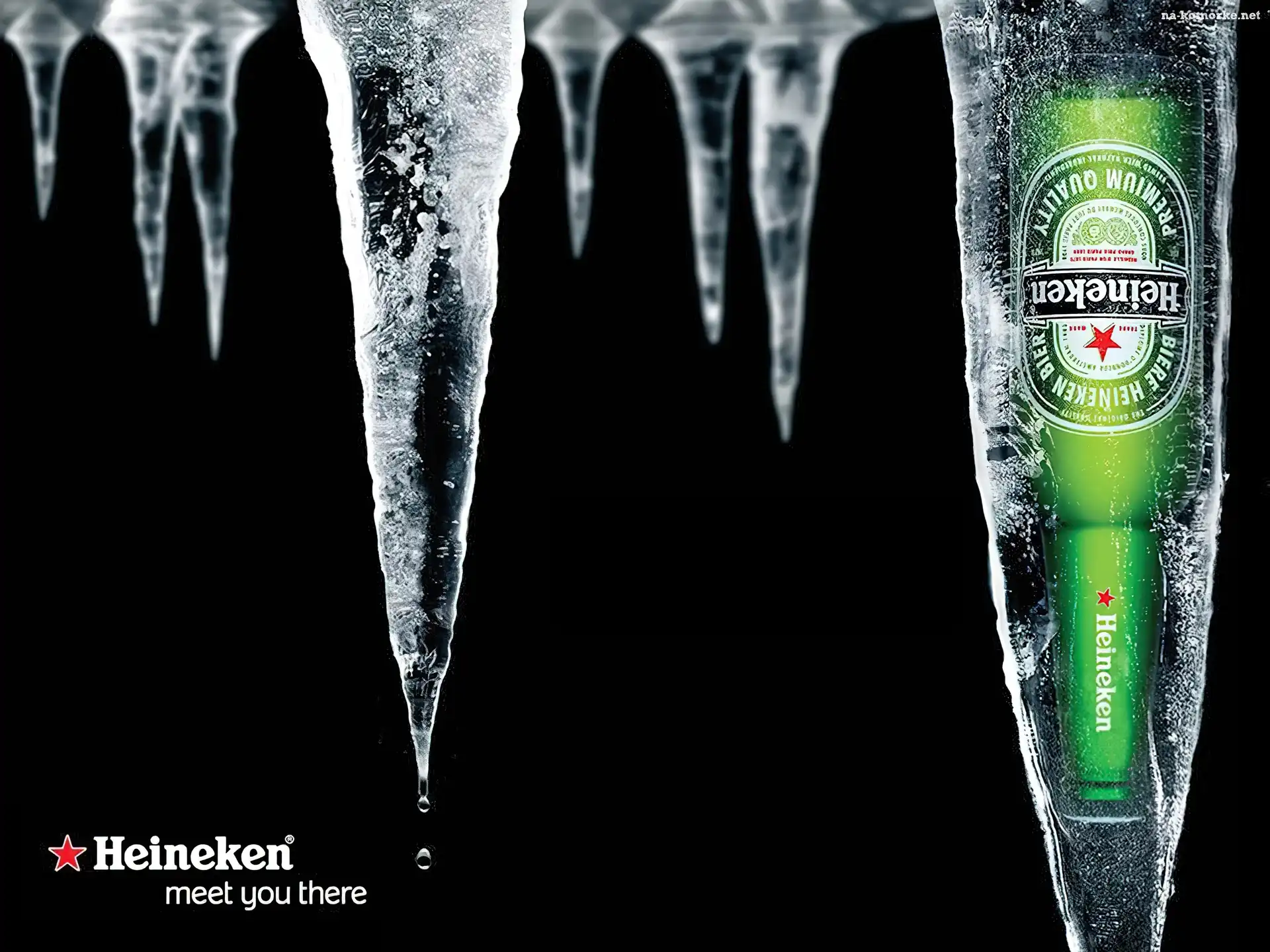 Butelka, Lodu, Heineken, Sople