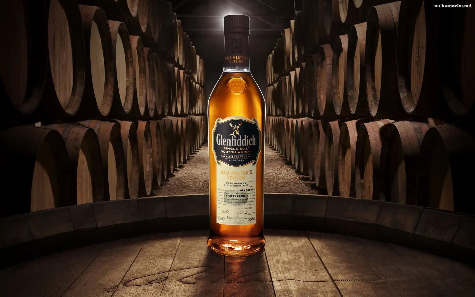 Butelka, Beczki, Whisky, Glenfiddich