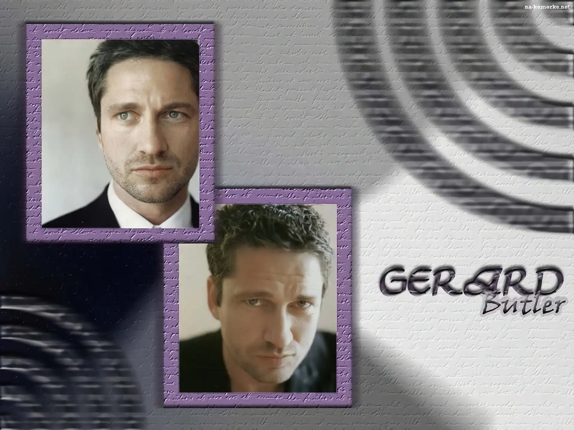Gerard Butler, twarz