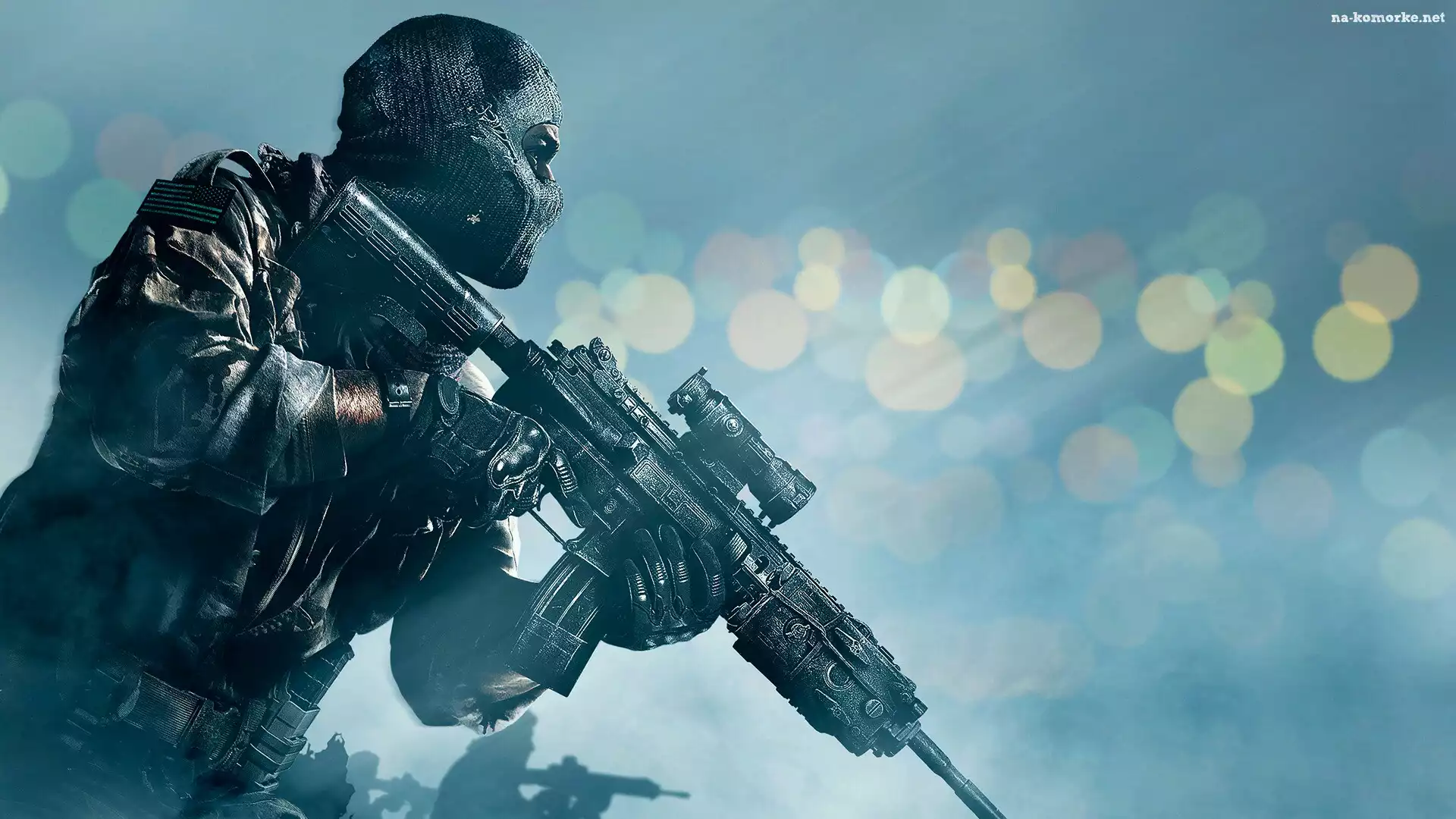 Call of Duty, Maska, Ghosts, Broń