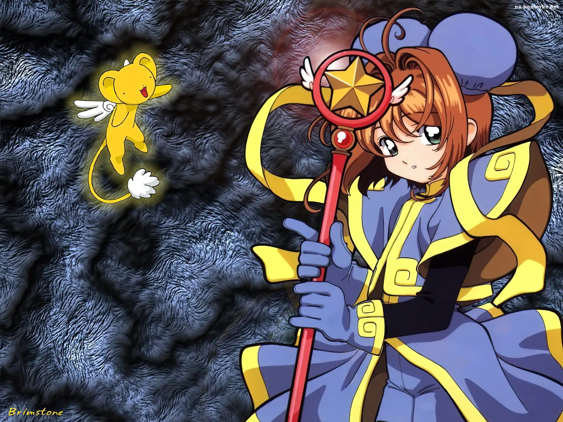 Cardcaptor Sakura, kij, dziewczyna, pluszak