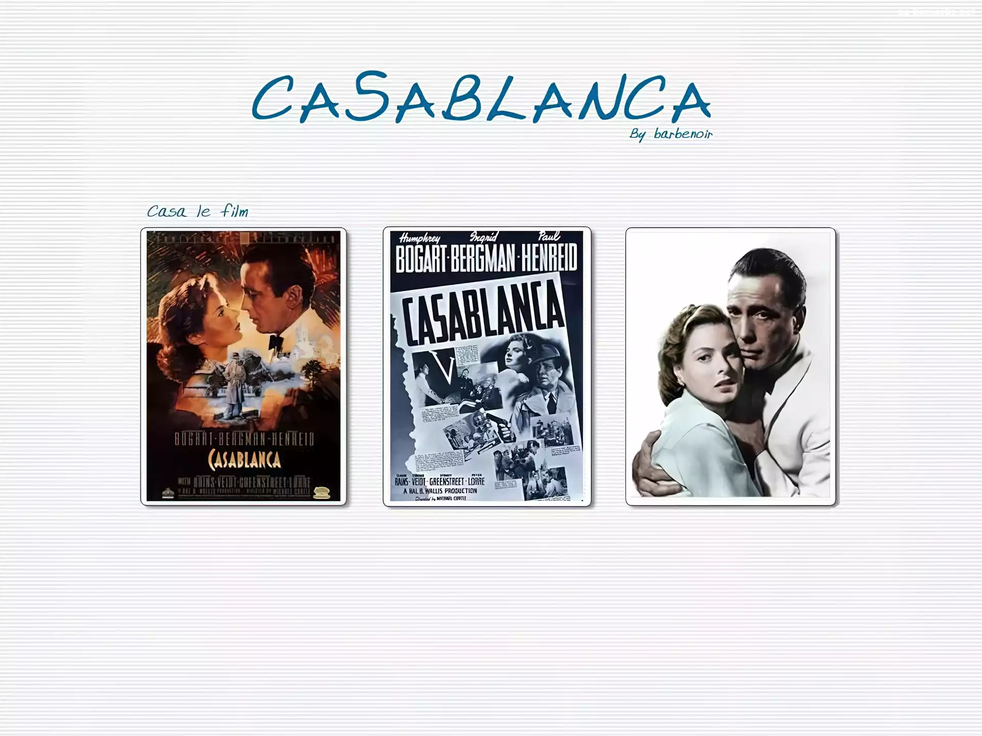 Casablanca, tytuł, okładki, filmu
