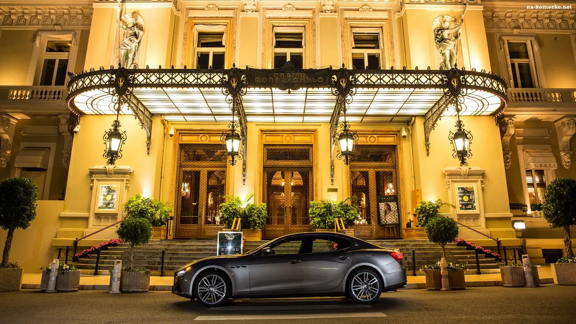 Monako, Maserati Ghibli S Q4, Budynek, Kasyno, Monte Carlo Casino